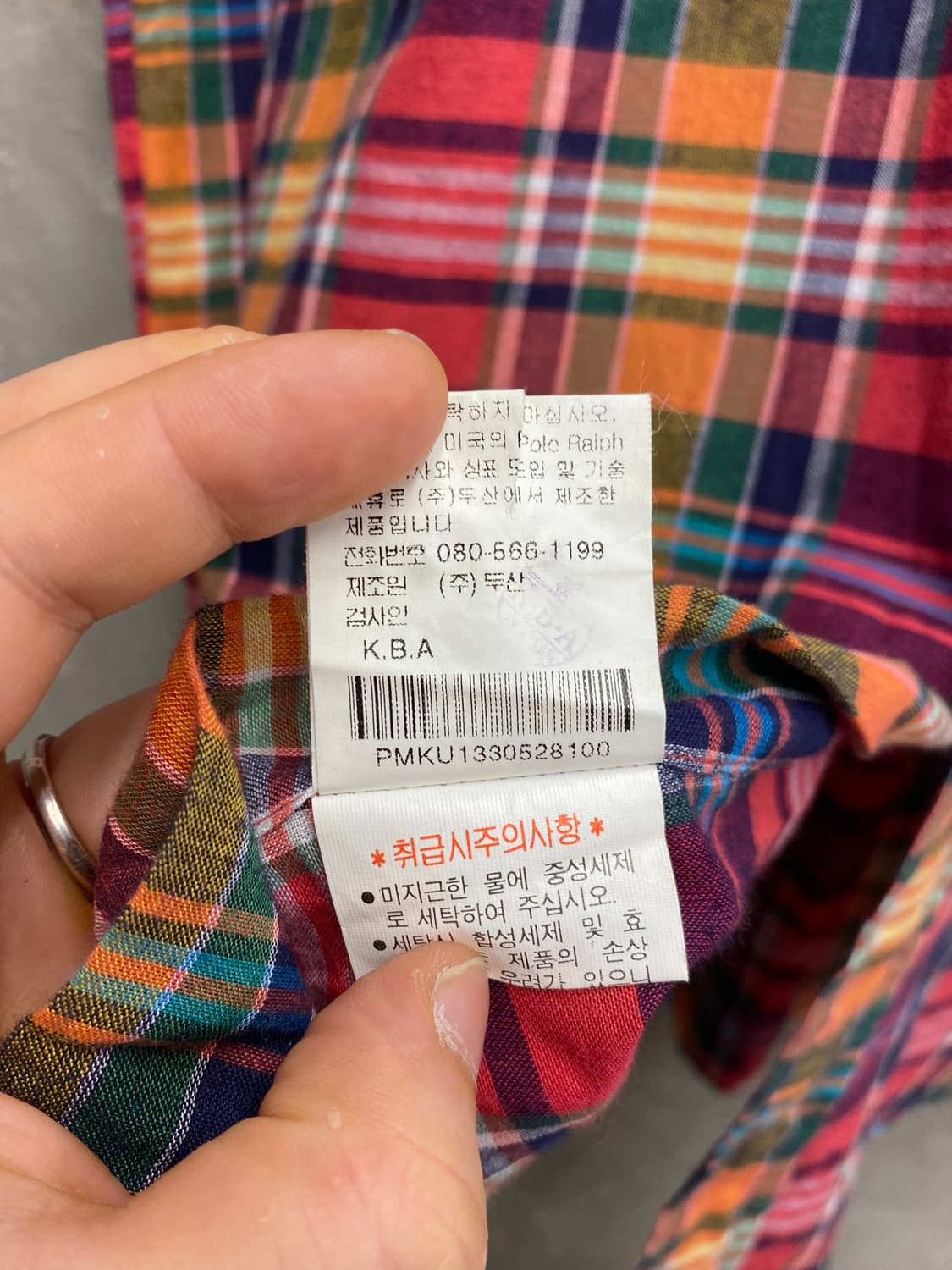 [100] Polo Ralph Lauren 폴로 반팔 체크셔츠 상품이미지7