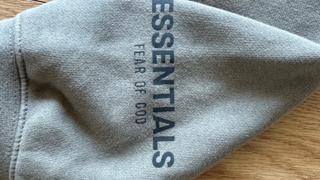 에센셜 20fw 후드티 (시멘트 색상) 상품이미지2