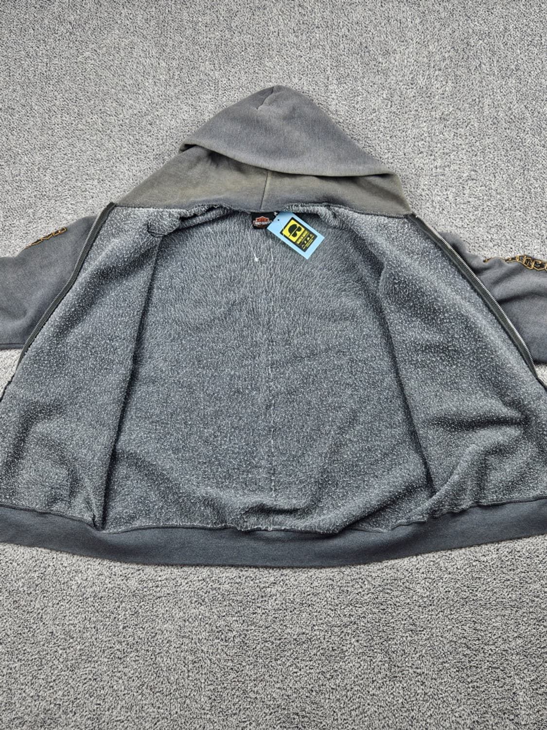 할리 데이비슨 포트 샬롯 프린팅 로고 후드집업 ( M ) / 10129 상품이미지9