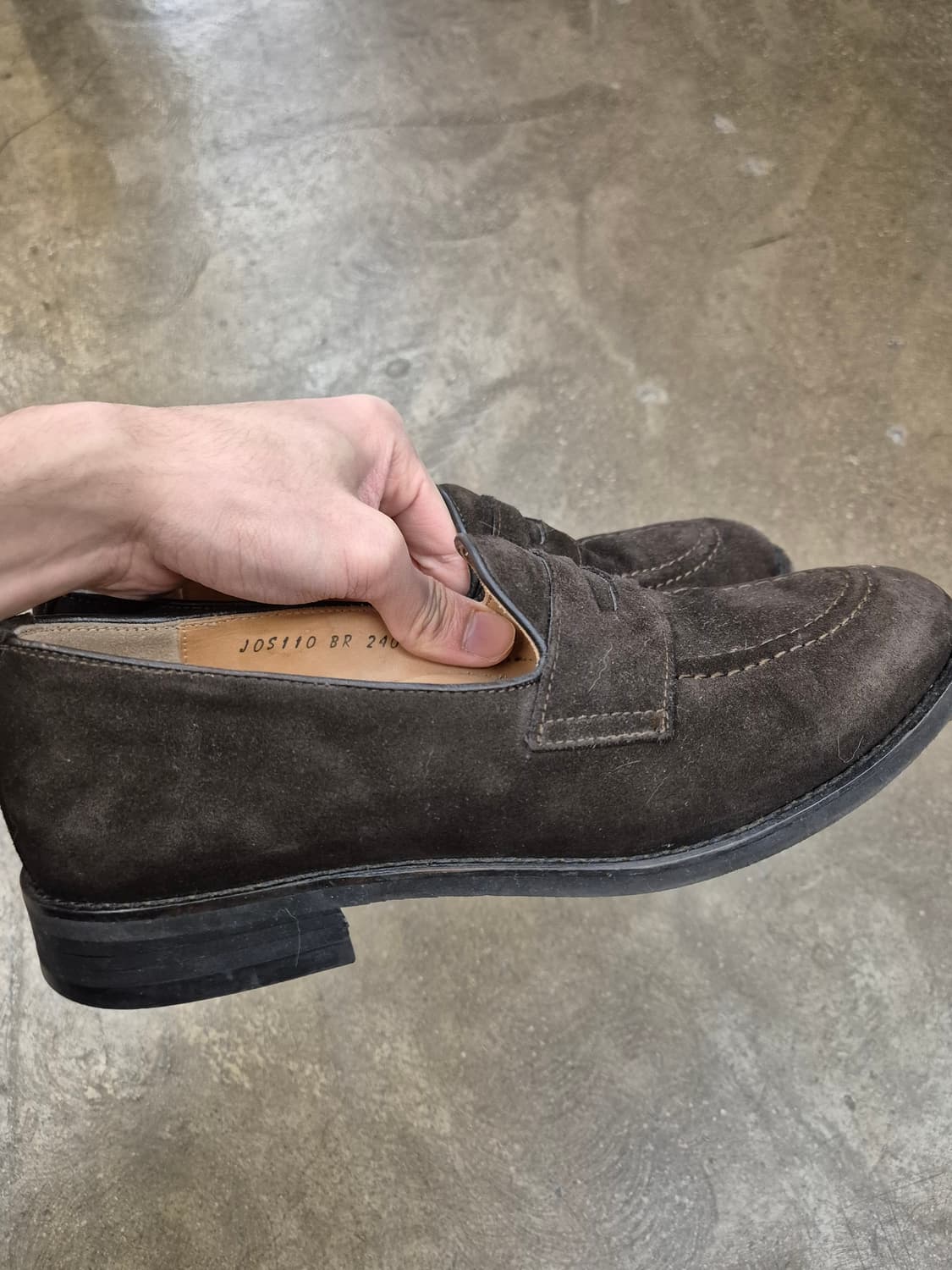 Joseph 117 스웨이드 로퍼 브라운 240 상품이미지3