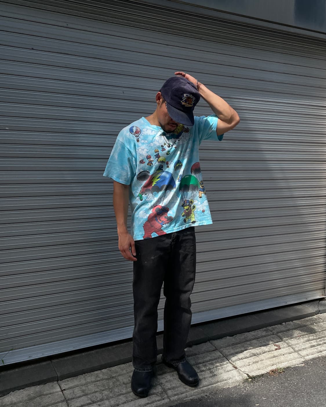 Rare!) OG 90s Grateful Dead AOP T-Shirt 상품이미지6