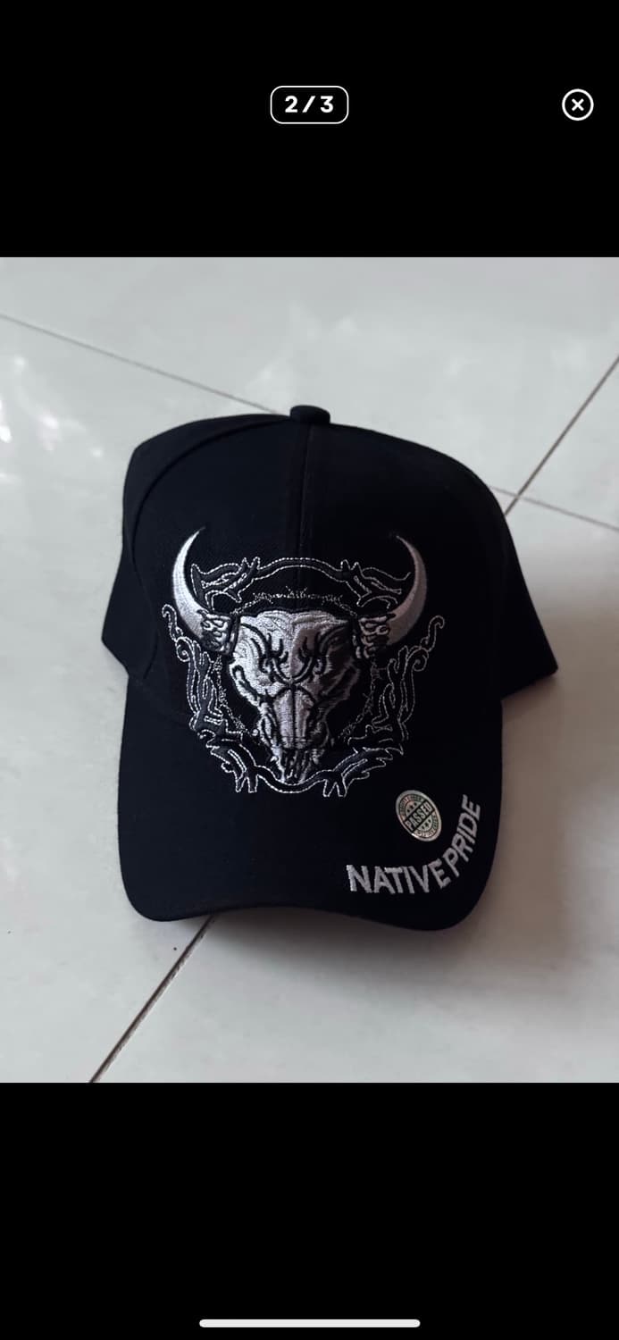 PRIDE COW SKUL 네이티브 프라이드 소 해골 모자 상품이미지2