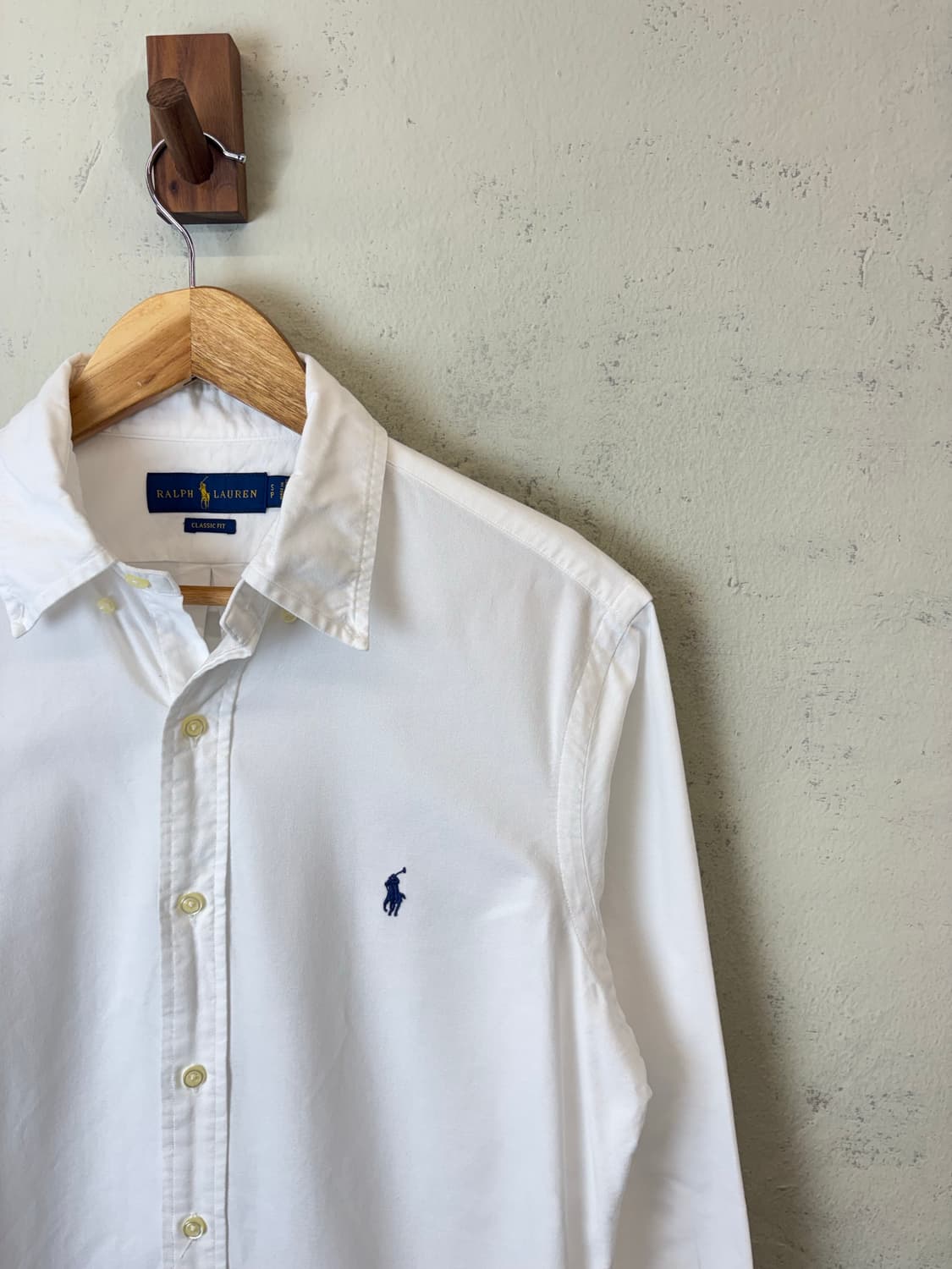 폴로랄프로렌 클래식핏 화이트 옥스포드 셔츠 상품이미지2