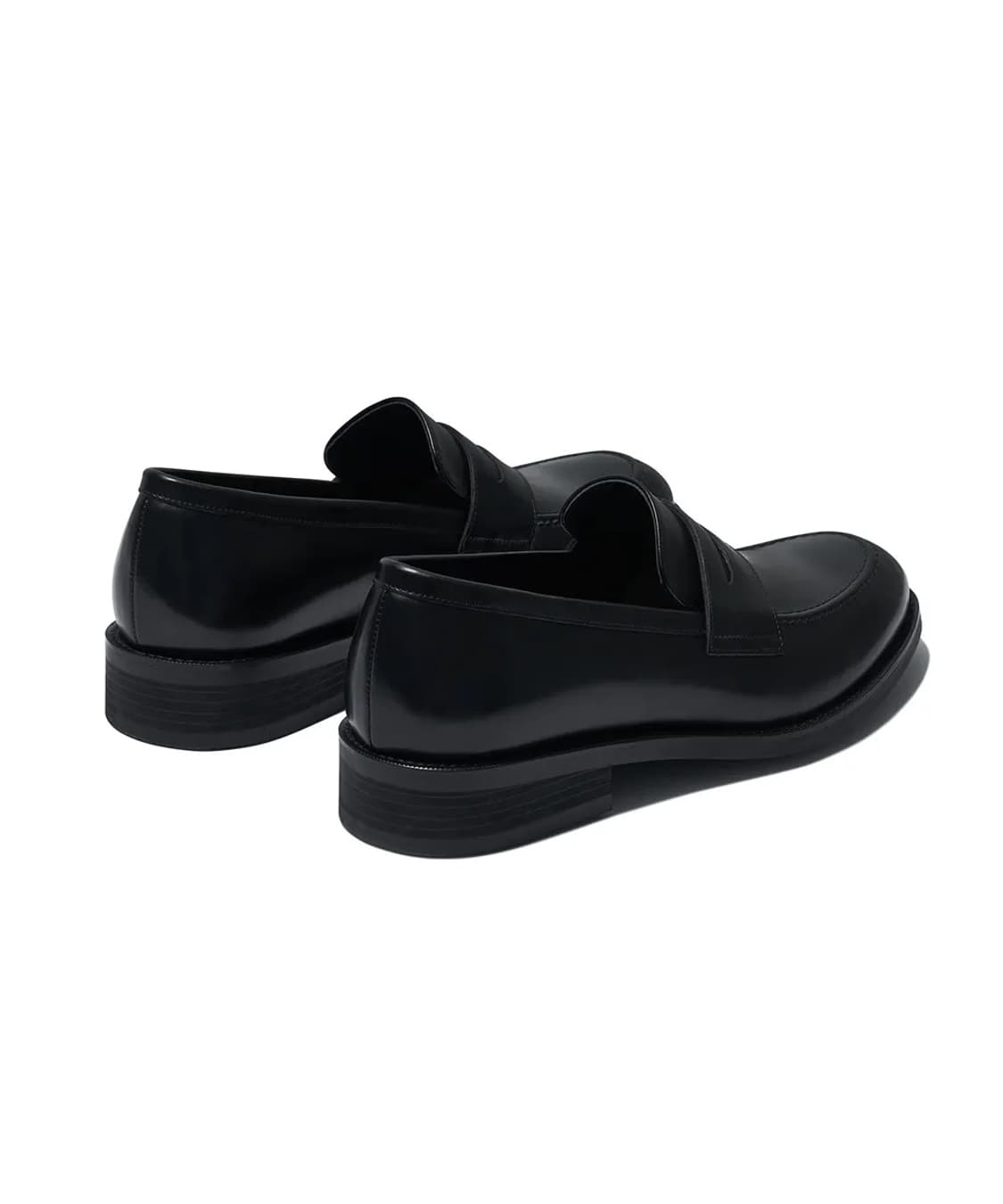 무신사 스탠다드 세미 드레스 페니 로퍼 270 사이즈 블랙 상품이미지6