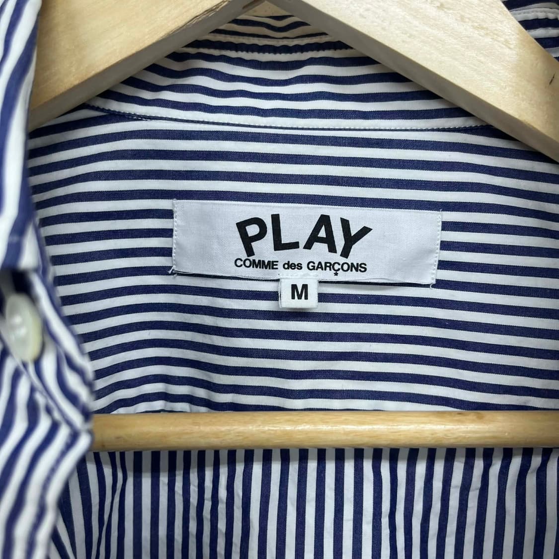 꼼데가르송 매장판 스트라이프 걸즈 셔츠(M) 상품이미지5