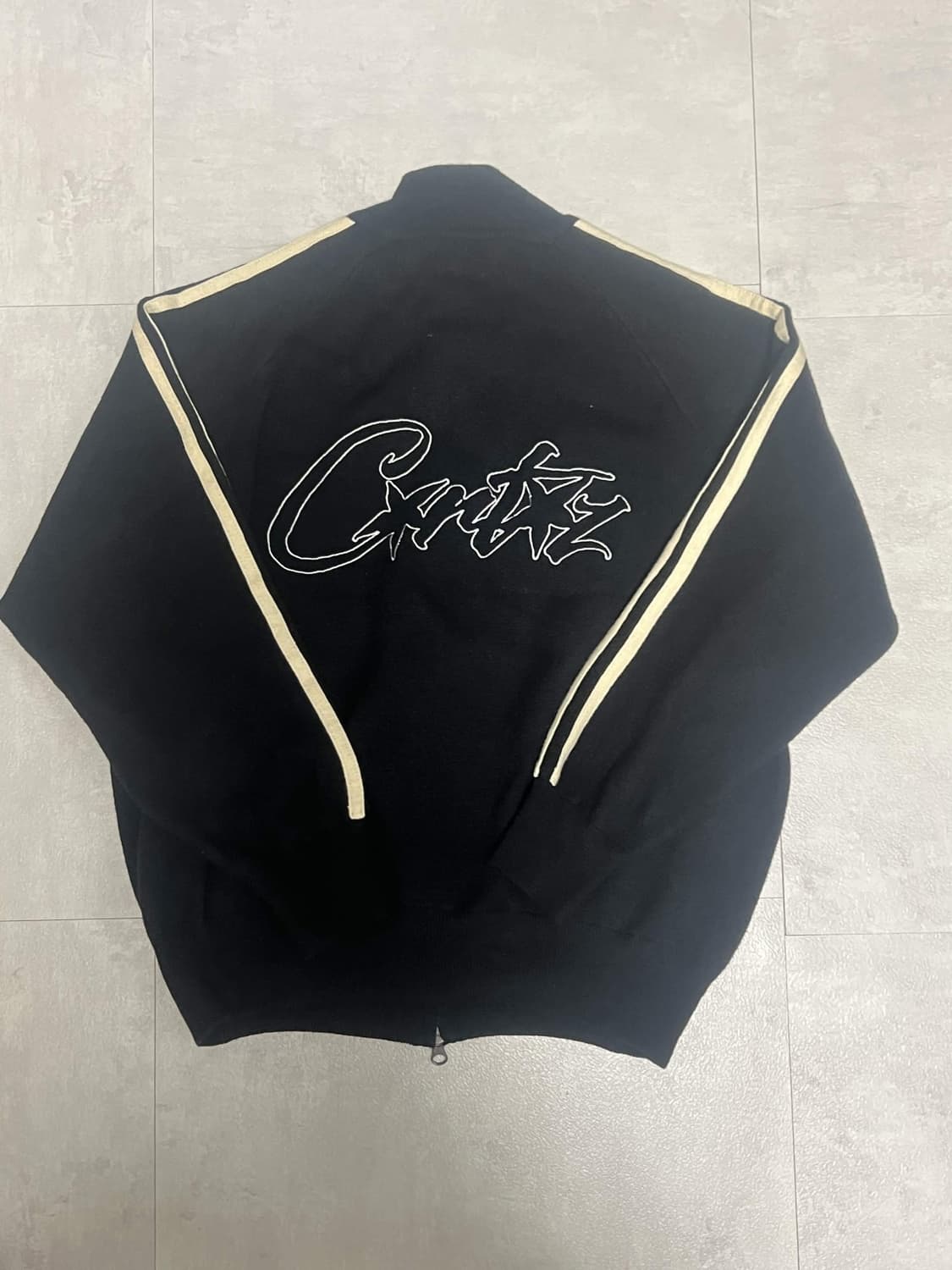 코르테이즈 니트 집업 플리스 블랙 상품이미지4