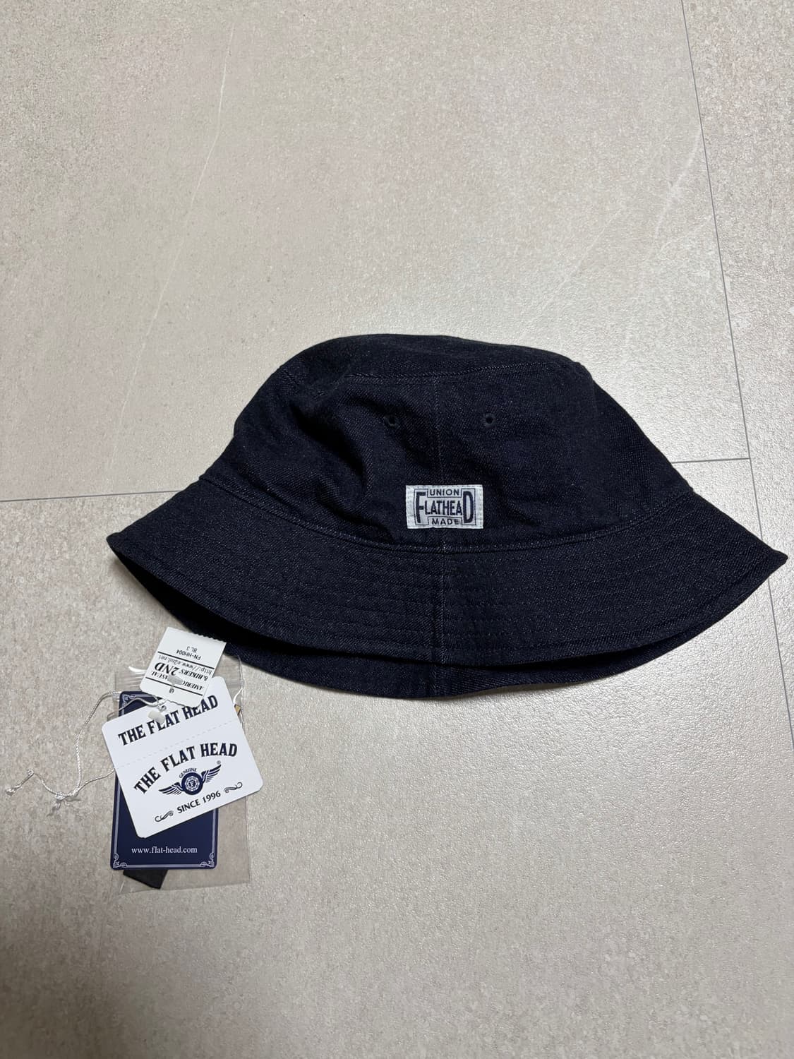 더 플랫헤드 데님 버킷햇 3사이즈 상품이미지2