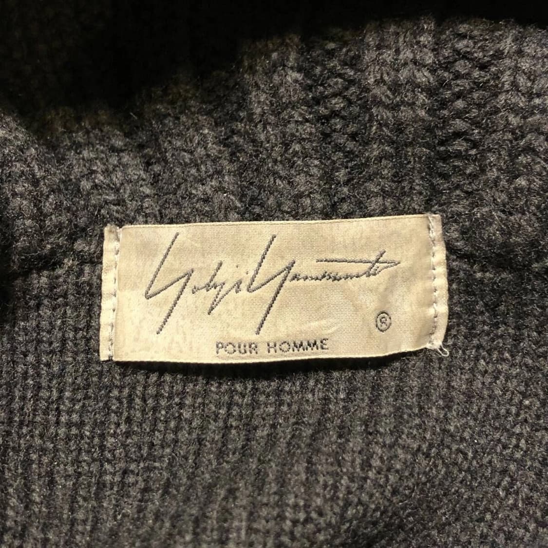 요지 야마모토 터틀넥 니트 스웨터 상품이미지5