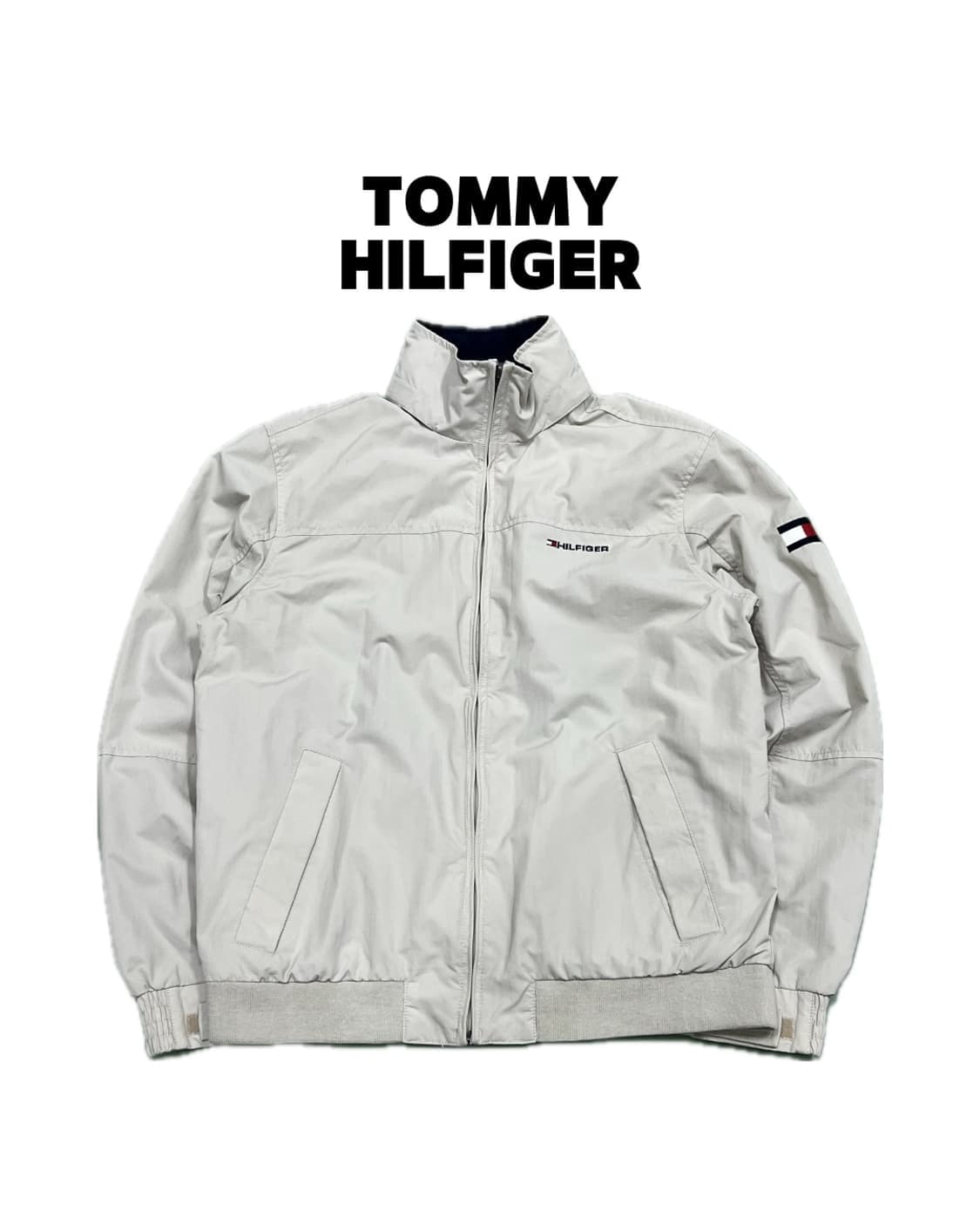 (M) 타미힐피거 자수로고 우븐 바람막이 상품이미지1