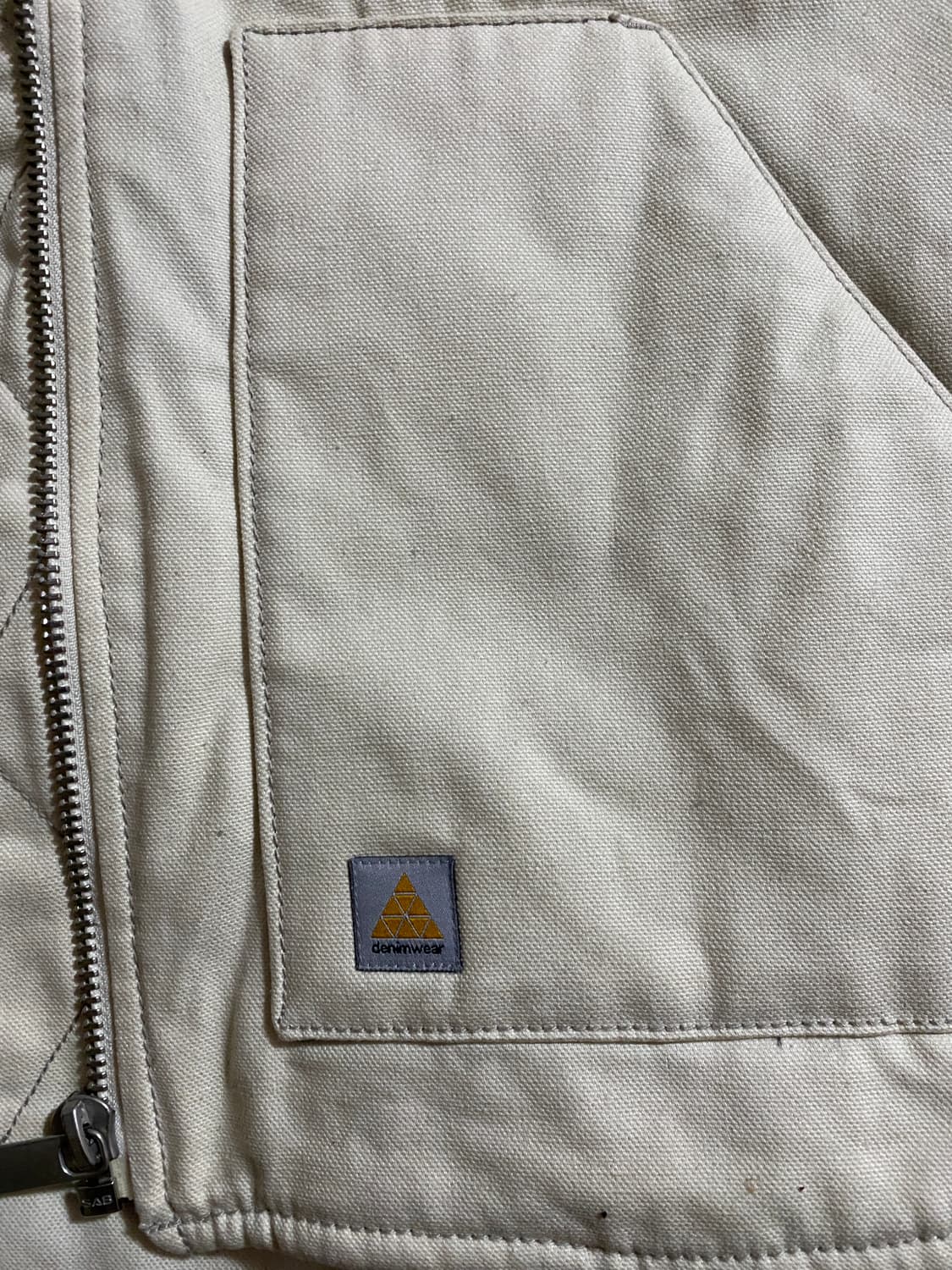 ZARA 워크웨어 아이보리 패딩 베스트 XL (105) 상품이미지2