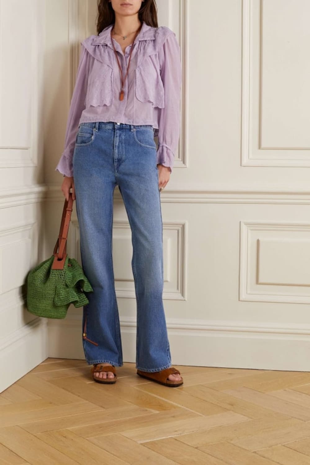 이자벨마랑 렐몬 블라우스 라일락 isabel marant 상품이미지2