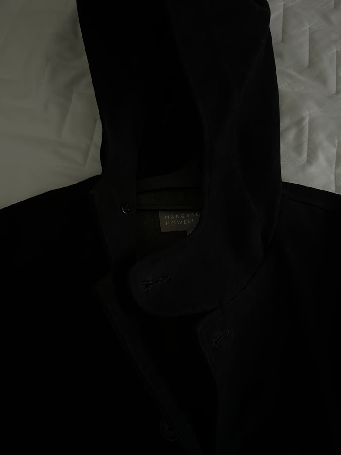 마가렛 호웰 울 코튼 후드 코트 상품이미지5