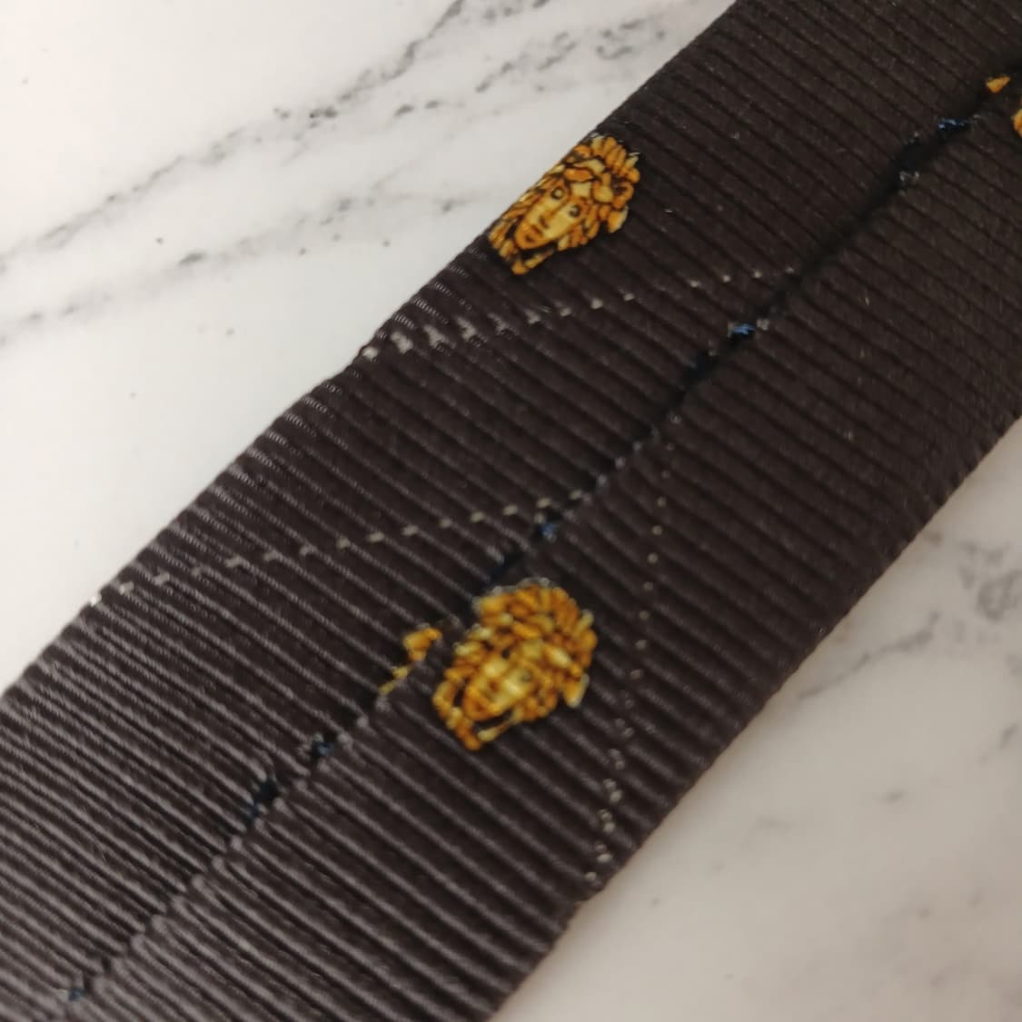 지아니 베르사체 메두사 패턴 넥타이 9.6cm B등급 E869 상품이미지8