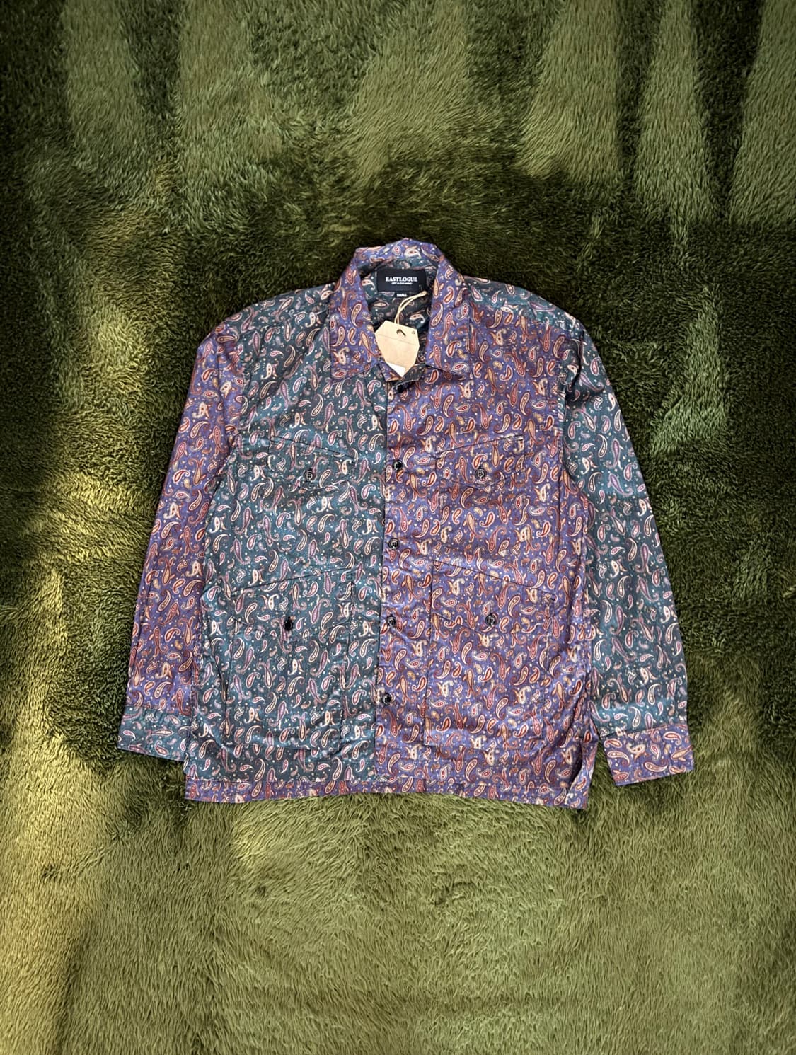 [S] EASTLOGUE 이스트로그 멀티 페이즐리 트레져 셔츠 자켓 상품이미지1