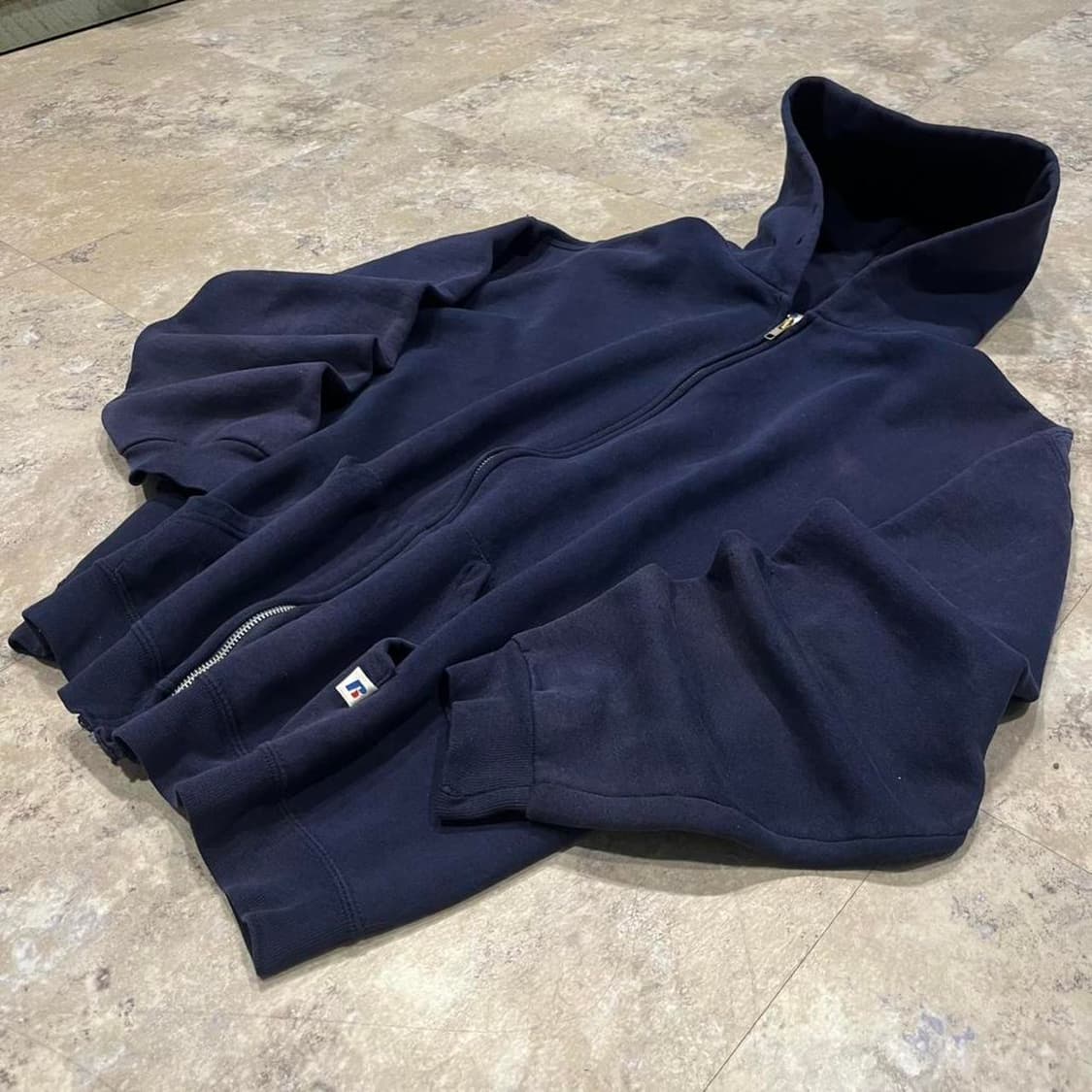 러셀 애슬레틱 스웻 후드집업 네이비 상품이미지2