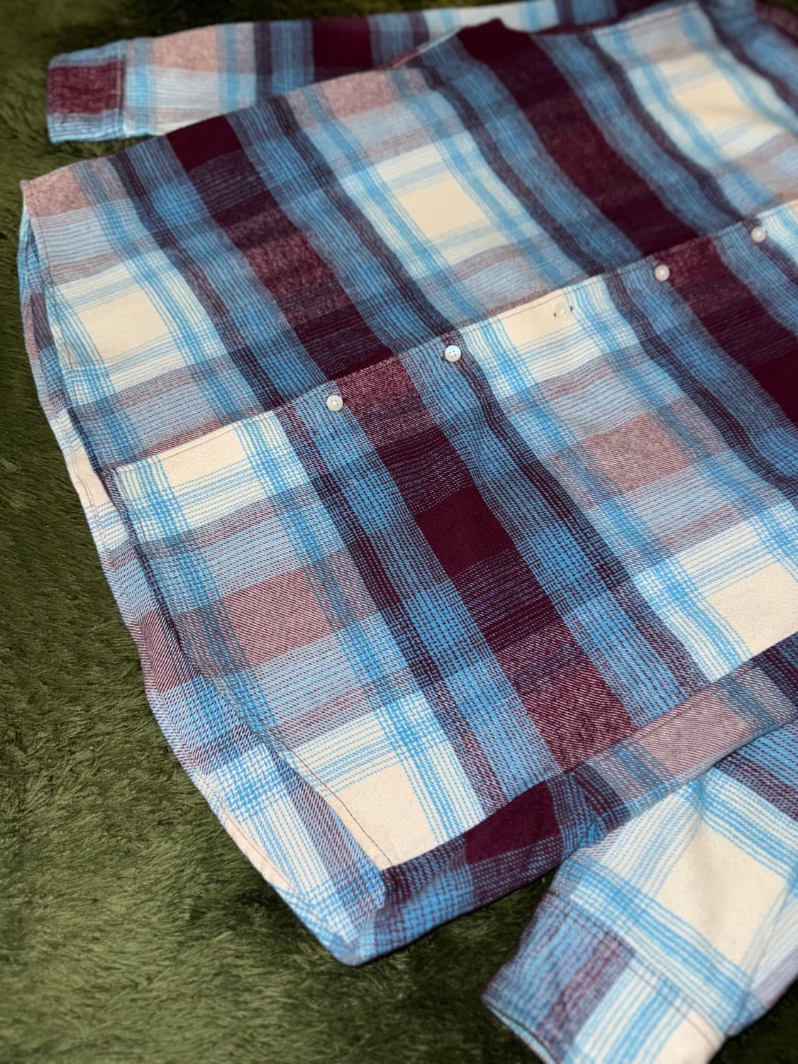 [3] NOMA TD 노마 멀티 체크 플란넬 셔츠 상품이미지5