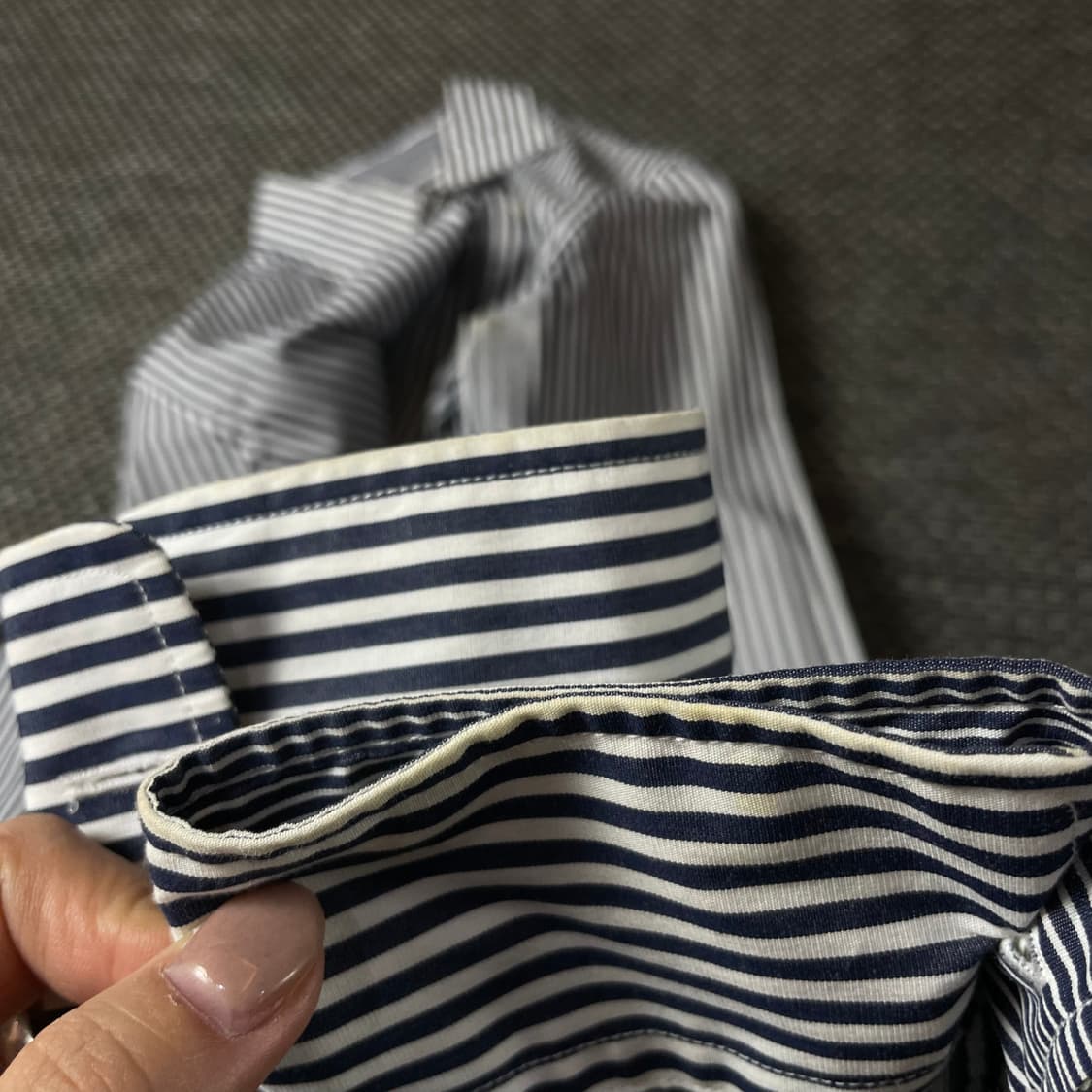 폴로랄프로렌 네이비 스트라이프 긴팔 셔츠 4 상품이미지6