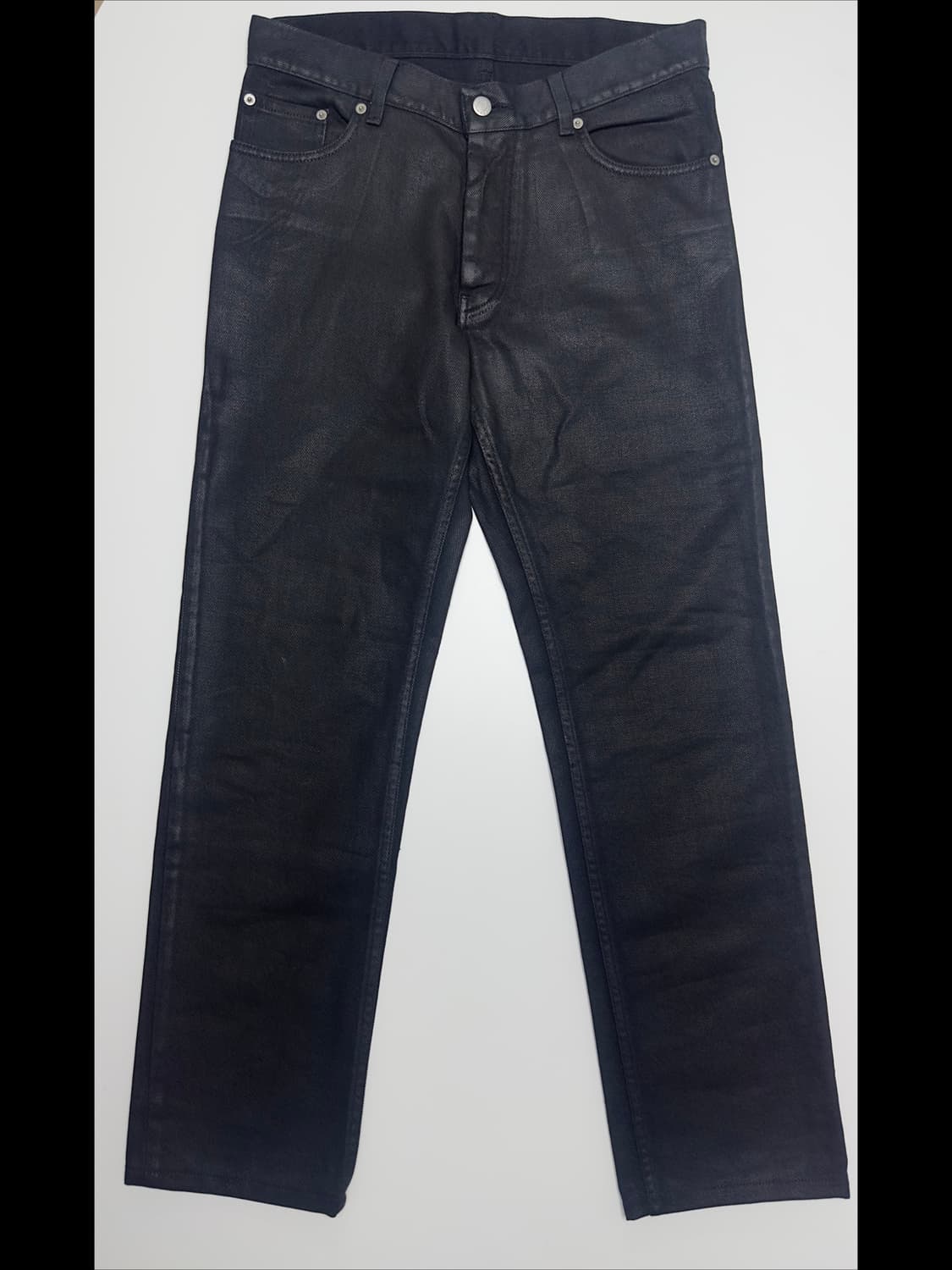 Helmut lang 1998 coated black denim 32 상품이미지2
