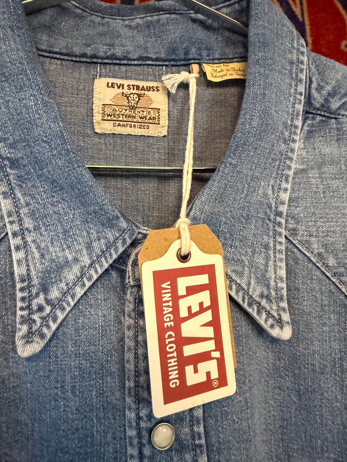 LVC Sawtooth WESTERN SHIRT XL 상품이미지3