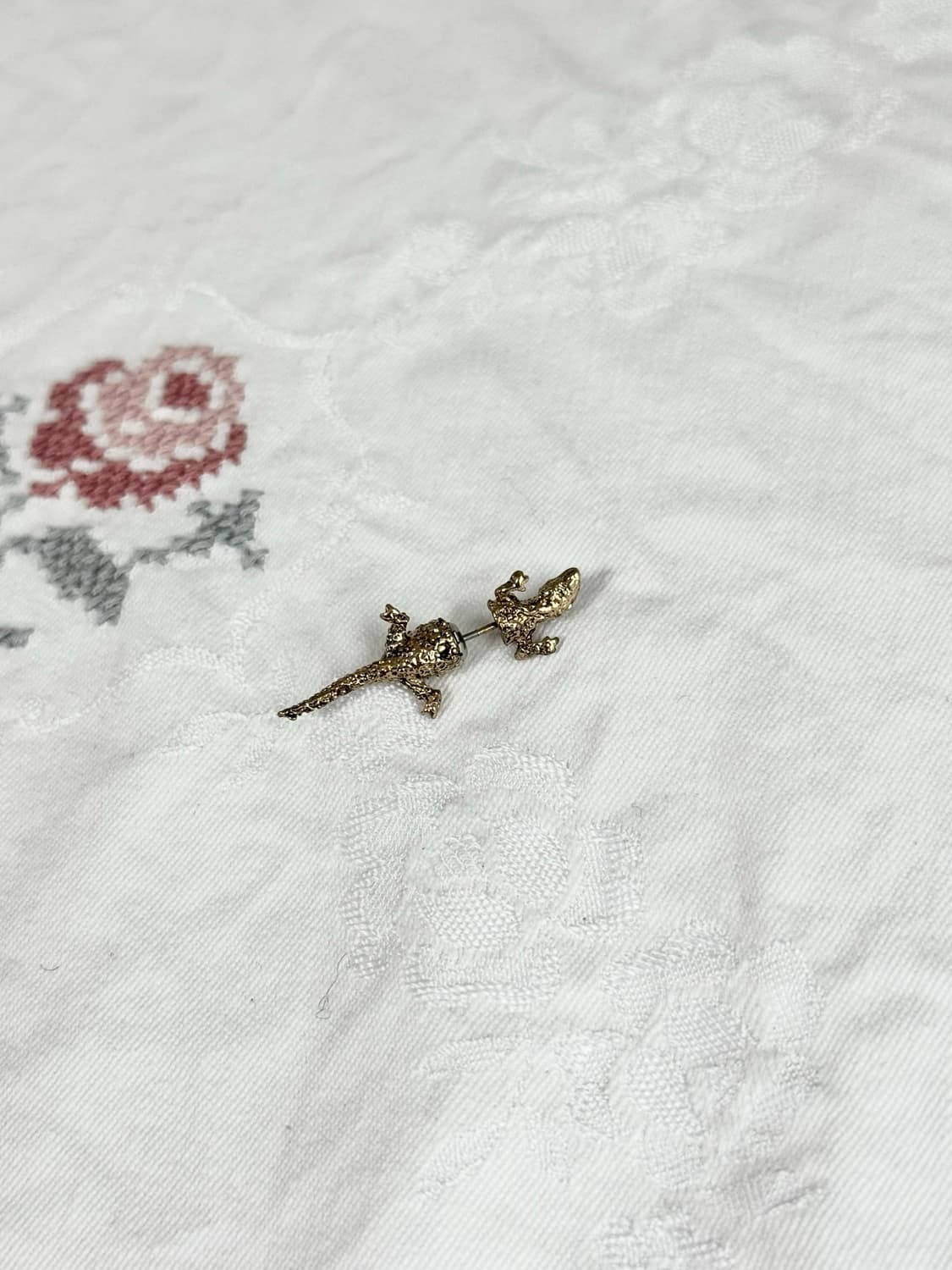 빈티지 도마뱀 모티브 피어싱 (1pcs) 상품이미지1