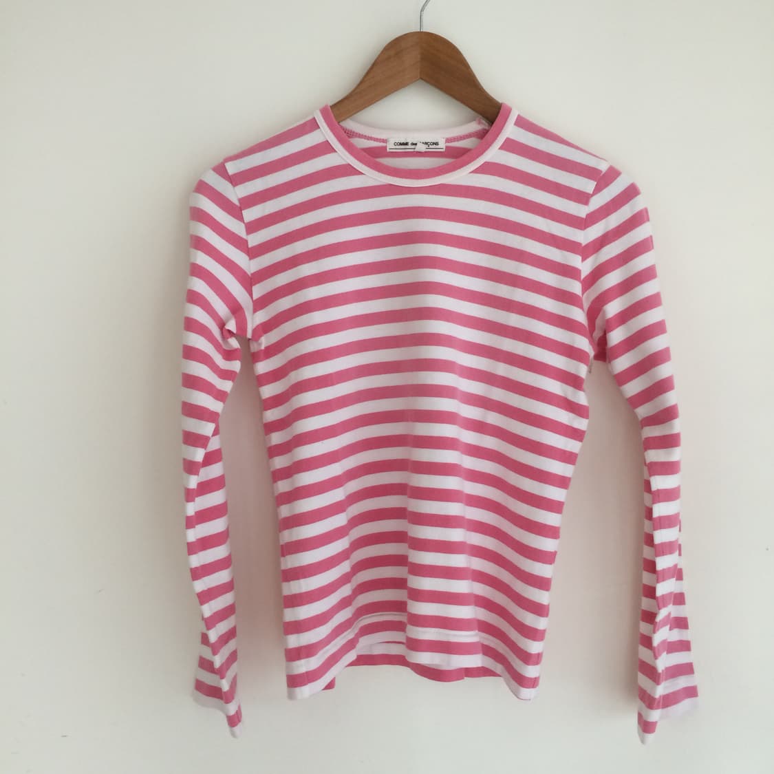 Comme des garcons 꼼데가르송 스트라이프 티셔츠 롱 슬리브 상품이미지1