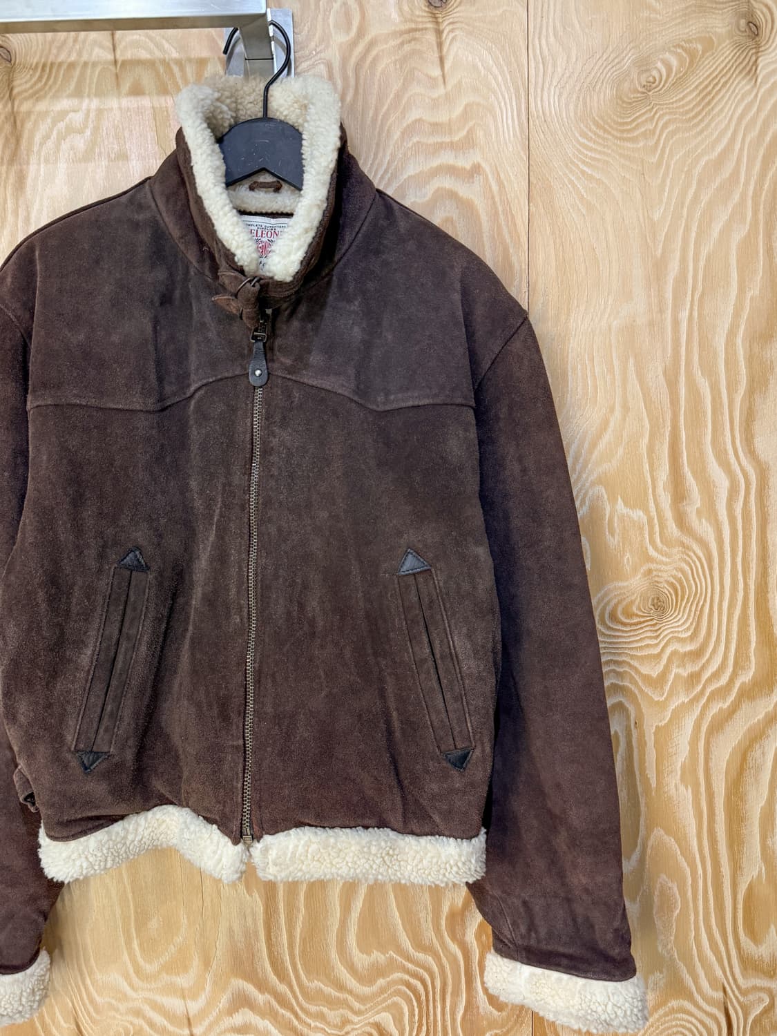 Geleone 90’s 스웨이드 레더 무스탕 상품이미지2