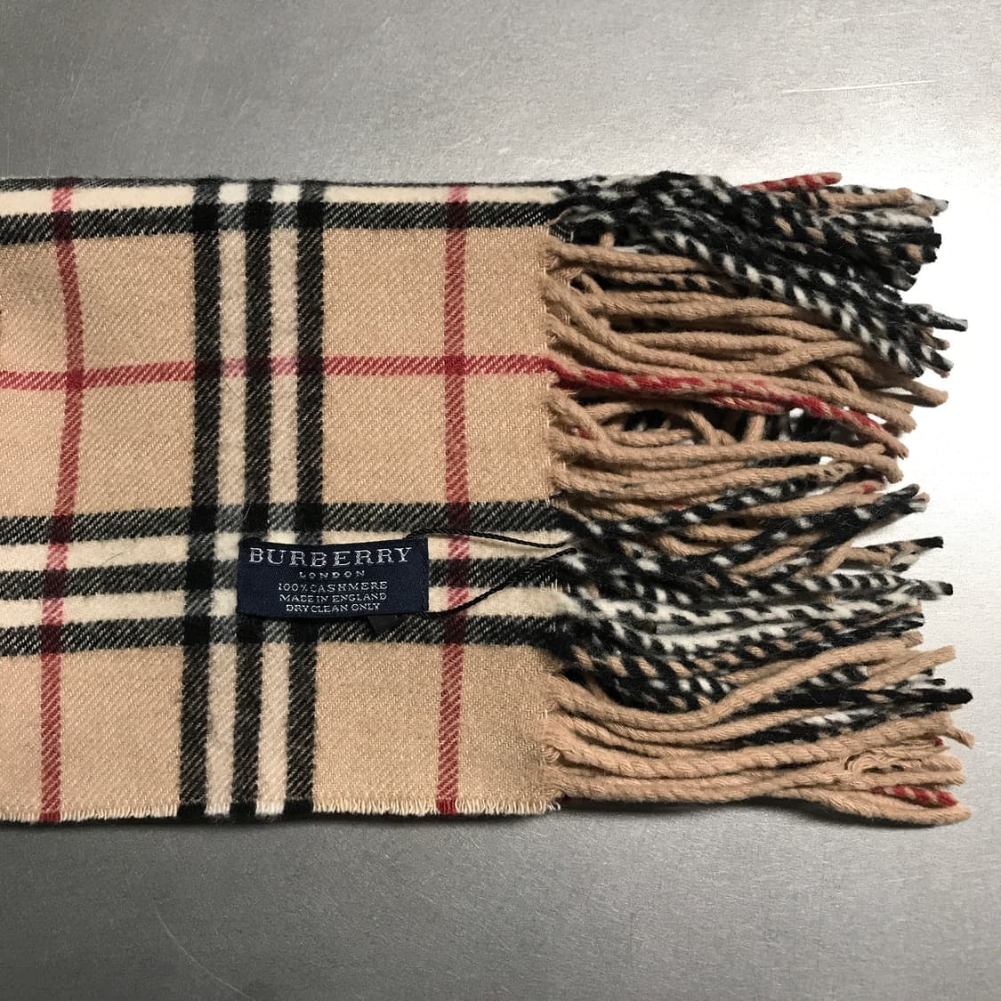 버버리 정품 캐시미어 머플러 베이지 상품이미지2