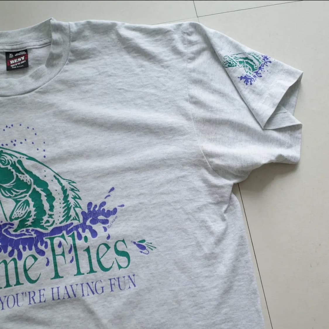 90s 프룻오브더룸 MADE IN USA 싱글스티치 티셔츠 상품이미지4