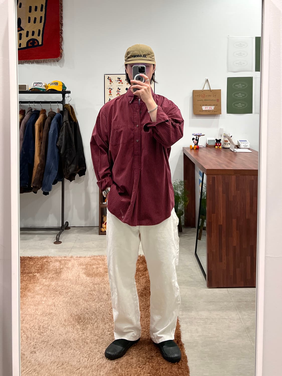 Polo RL 폴로 랄프로렌 KIMBELL 하프 버튼 다운 셔츠 상품이미지2