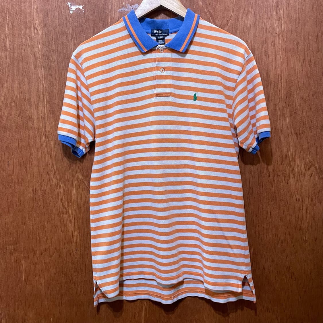 (XL) POLO 폴로 랄프로렌 반팔 스트라이프 카라티 상품이미지1