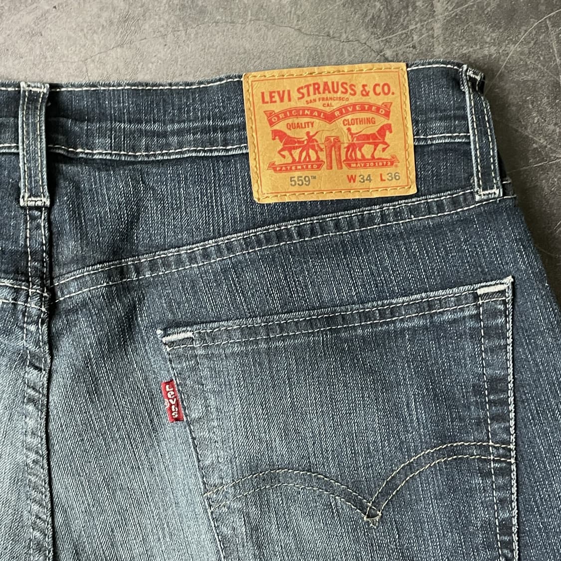 LEVI'S 리바이스559 빈티지 릴렉스 스트레이트핏 데님 코튼 팬츠 상품이미지7