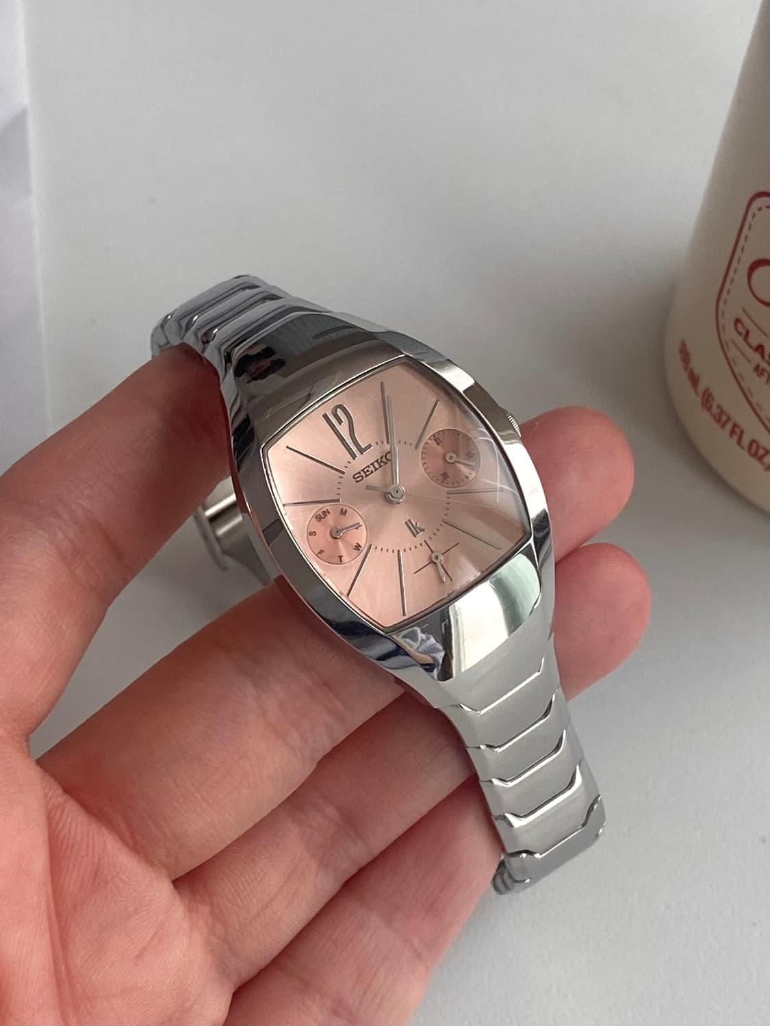 Seiko 세이코 lk 루키아 쉘실버 핑크 레이디스 상품이미지3