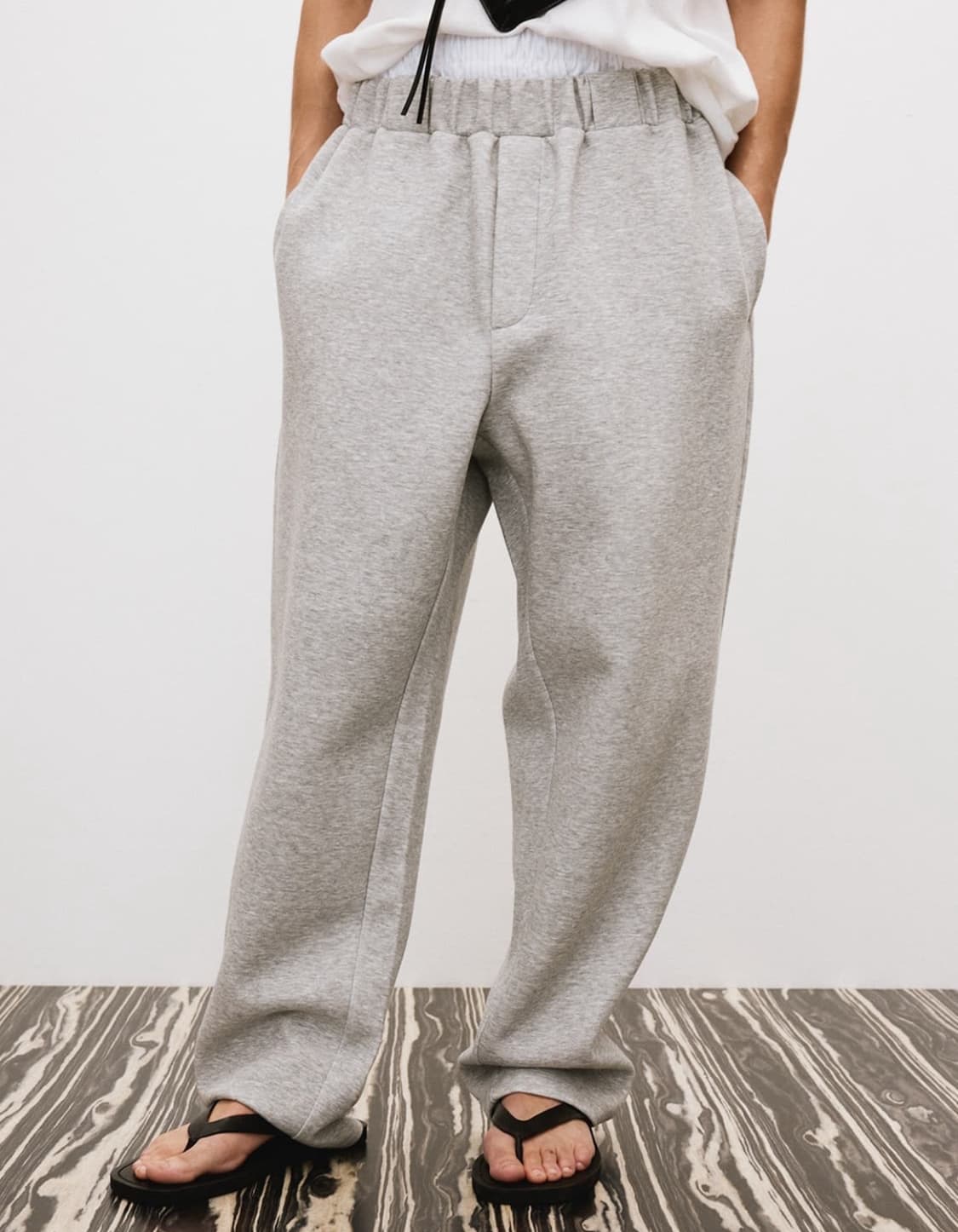 렉토 와이드 밴딩 스웻 팬츠 (M) 상품이미지3