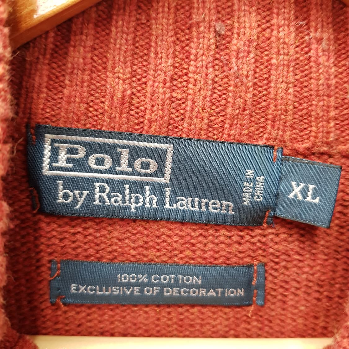 폴로 랄프로렌 반집업 니트 XL사이즈  상품이미지3