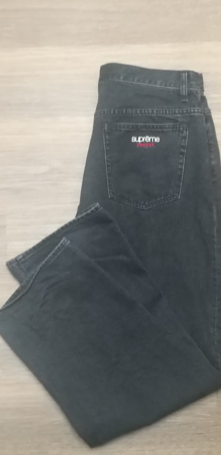 슈프림 25SS 배기진 블랙 상품이미지2