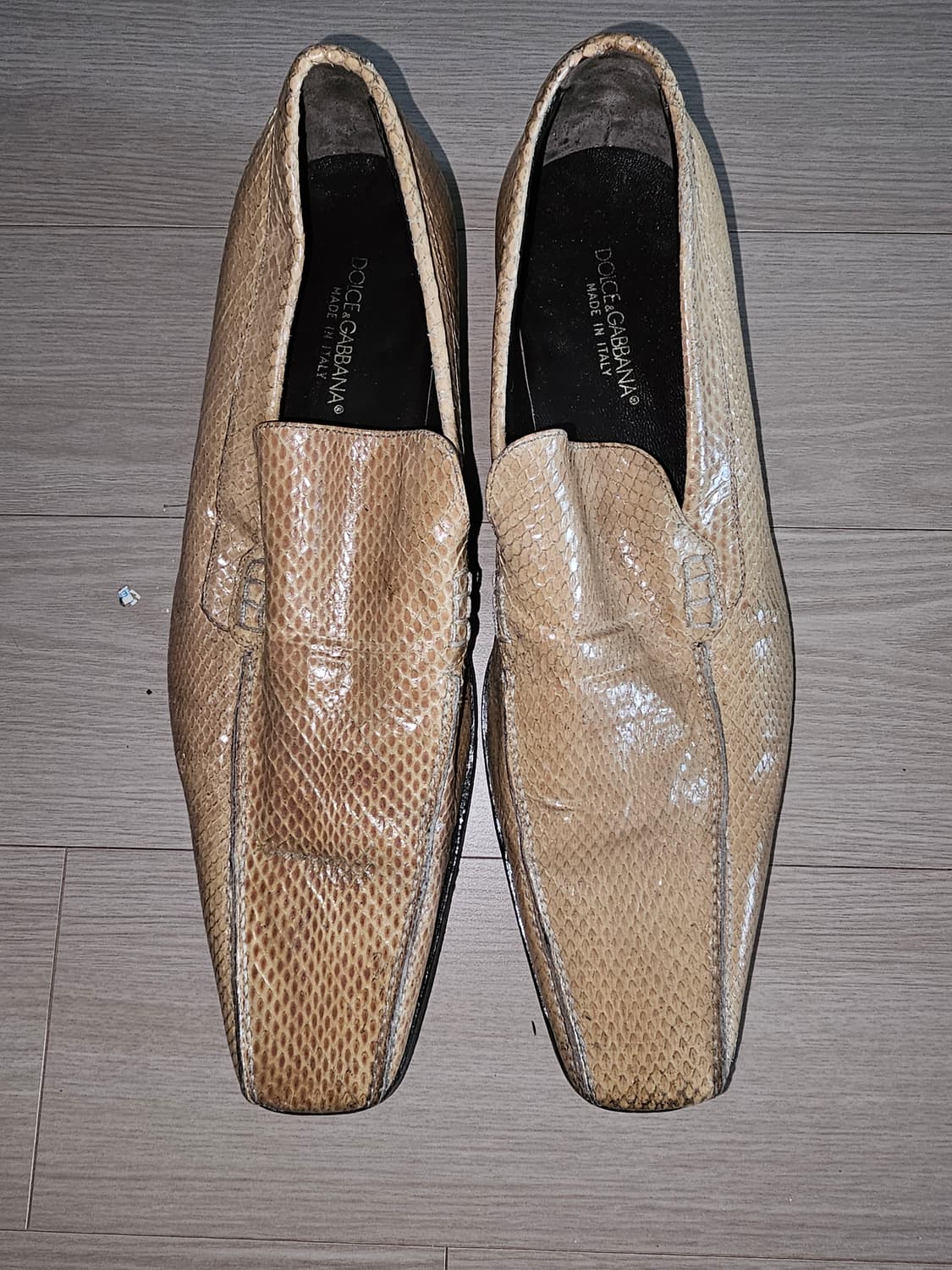 돌체앤가바나 뱀피가죽 구두 상품이미지1