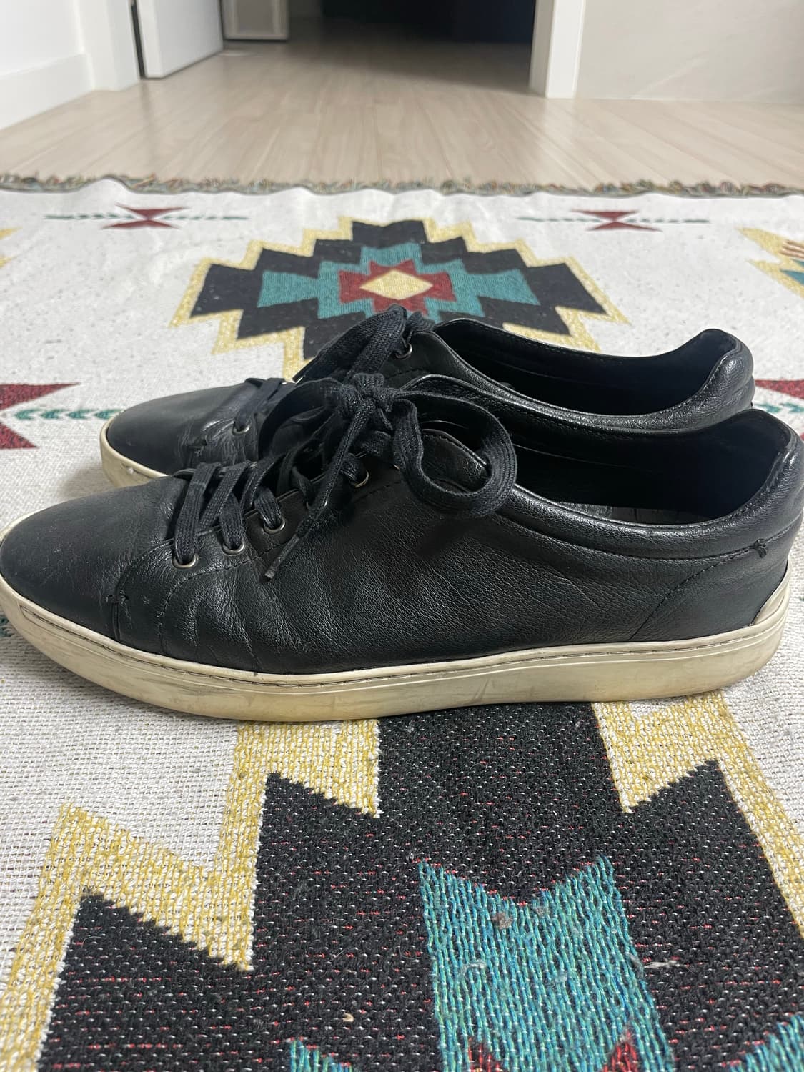 래그앤본(rag&bone) 레더 블랙 스니커즈(42) 상품이미지2