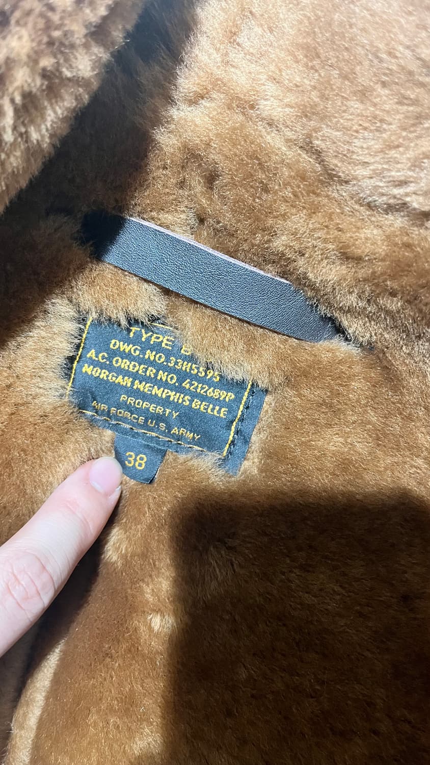 모건 멤피스 무스탕 자켓 38 나카타쇼텐 상품이미지5