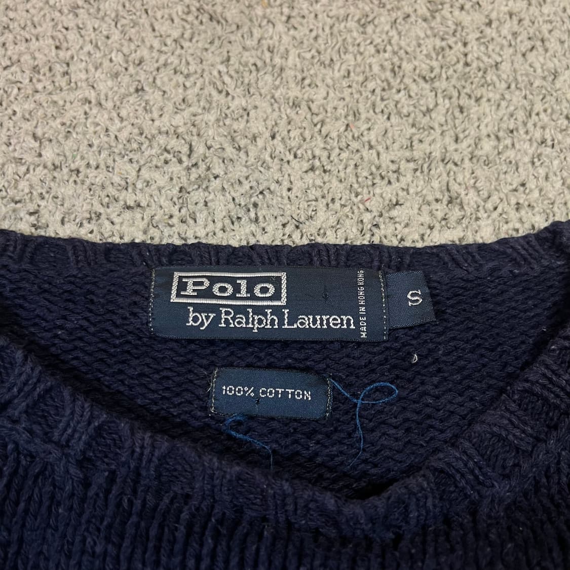 폴로 랄프 로렌 포니 코튼 네이비 니트 상품이미지4