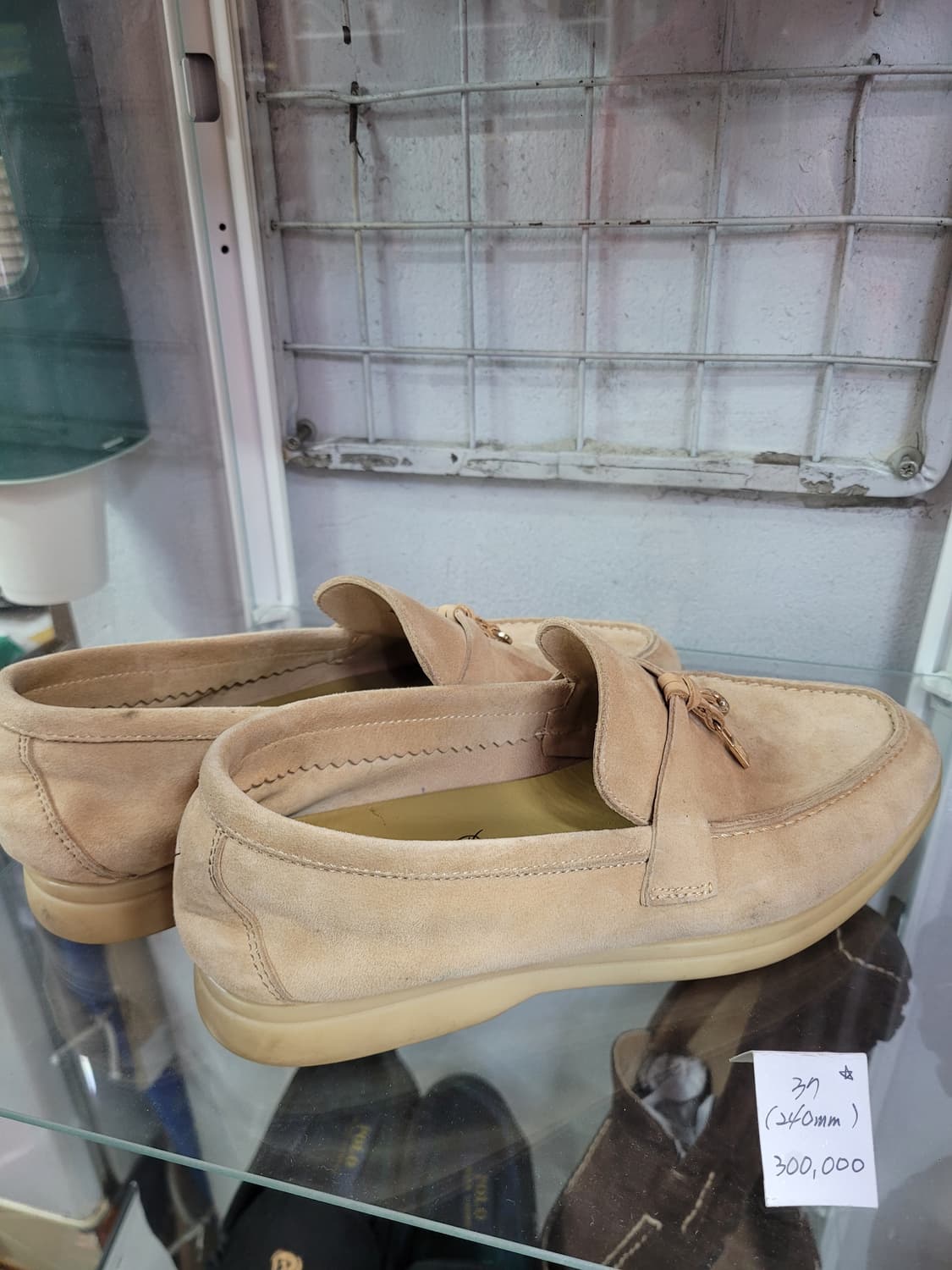 로로피아나 썸머워크 스웨이드 로퍼 37 상품이미지4