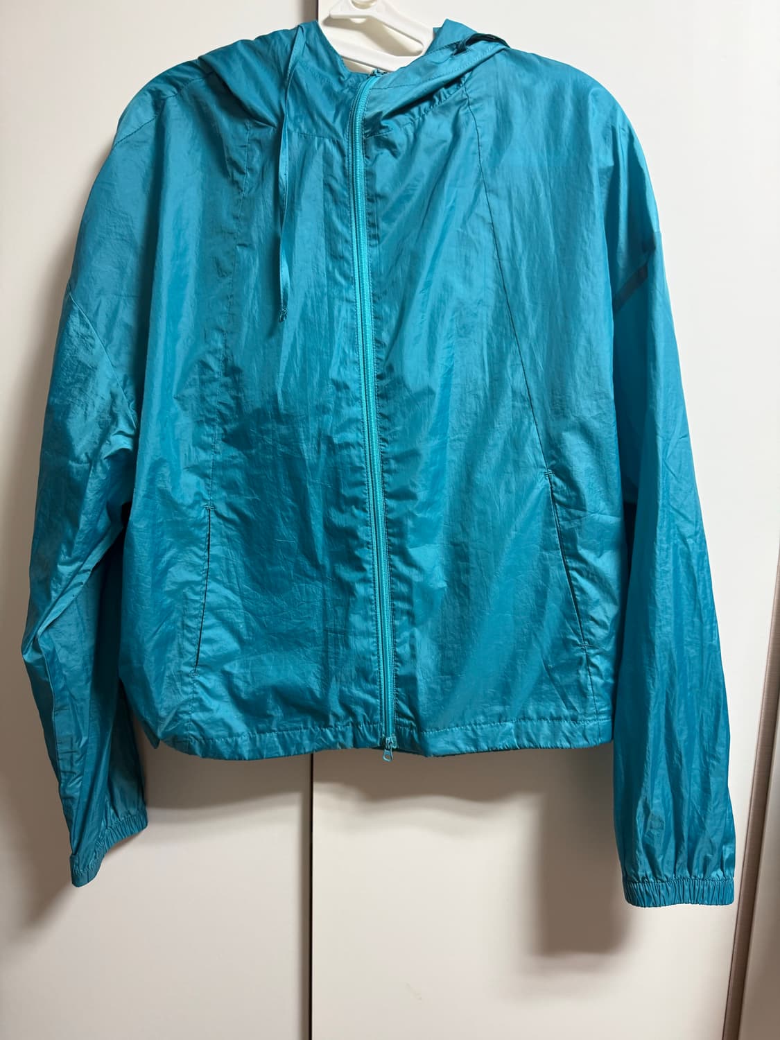 버뮬라 burmular GLOSSY HOODIE ANORAK (BLUE  상품이미지5