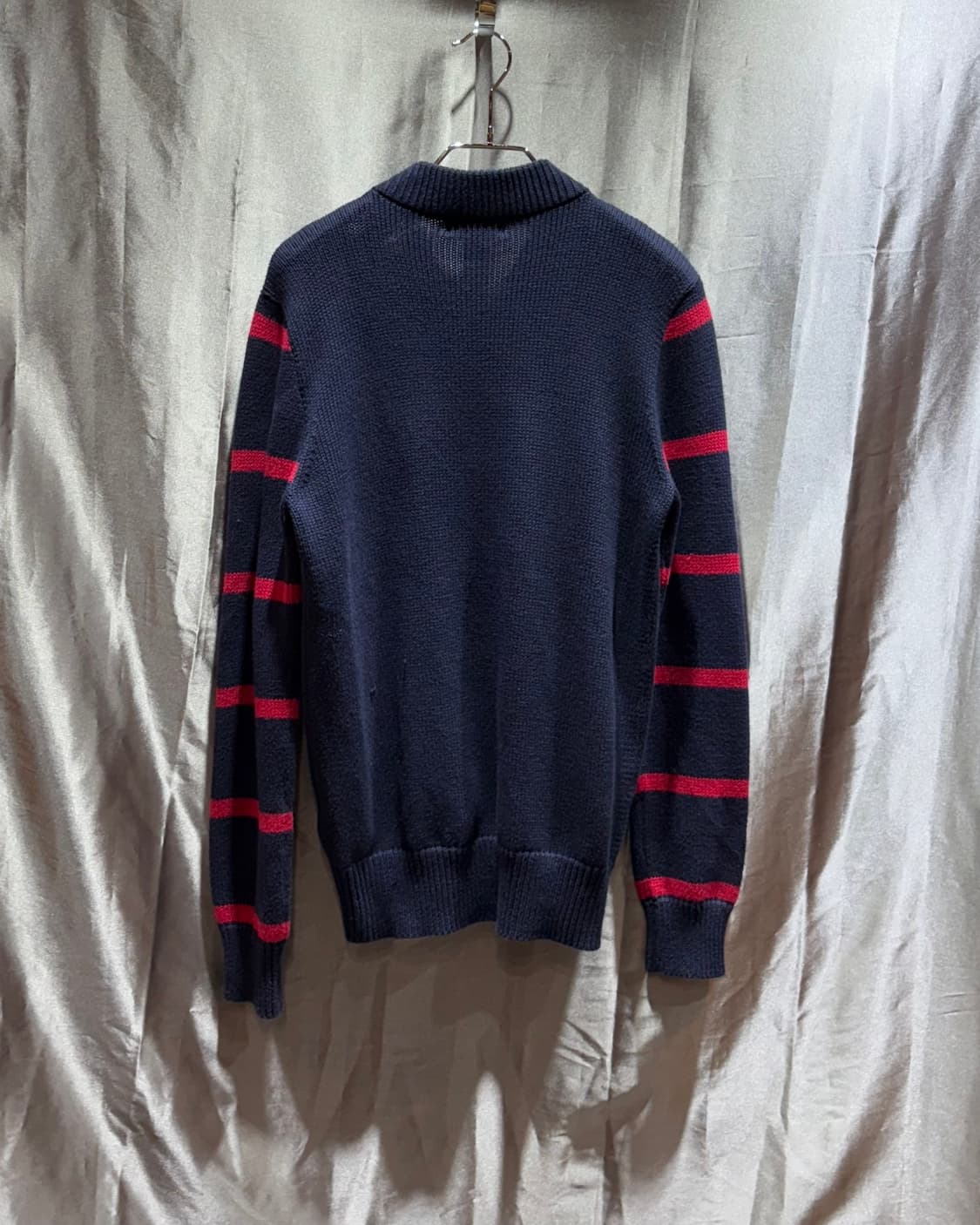 L 폴로랄프로렌 P로고 스트라이프 니트집업 상품이미지3