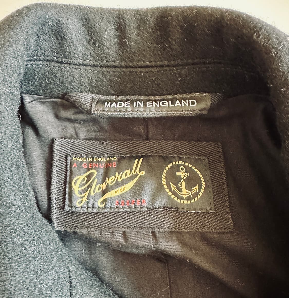 GLOVERALL 글로버올 피코트 블랙 38사이즈 신품 상품이미지6