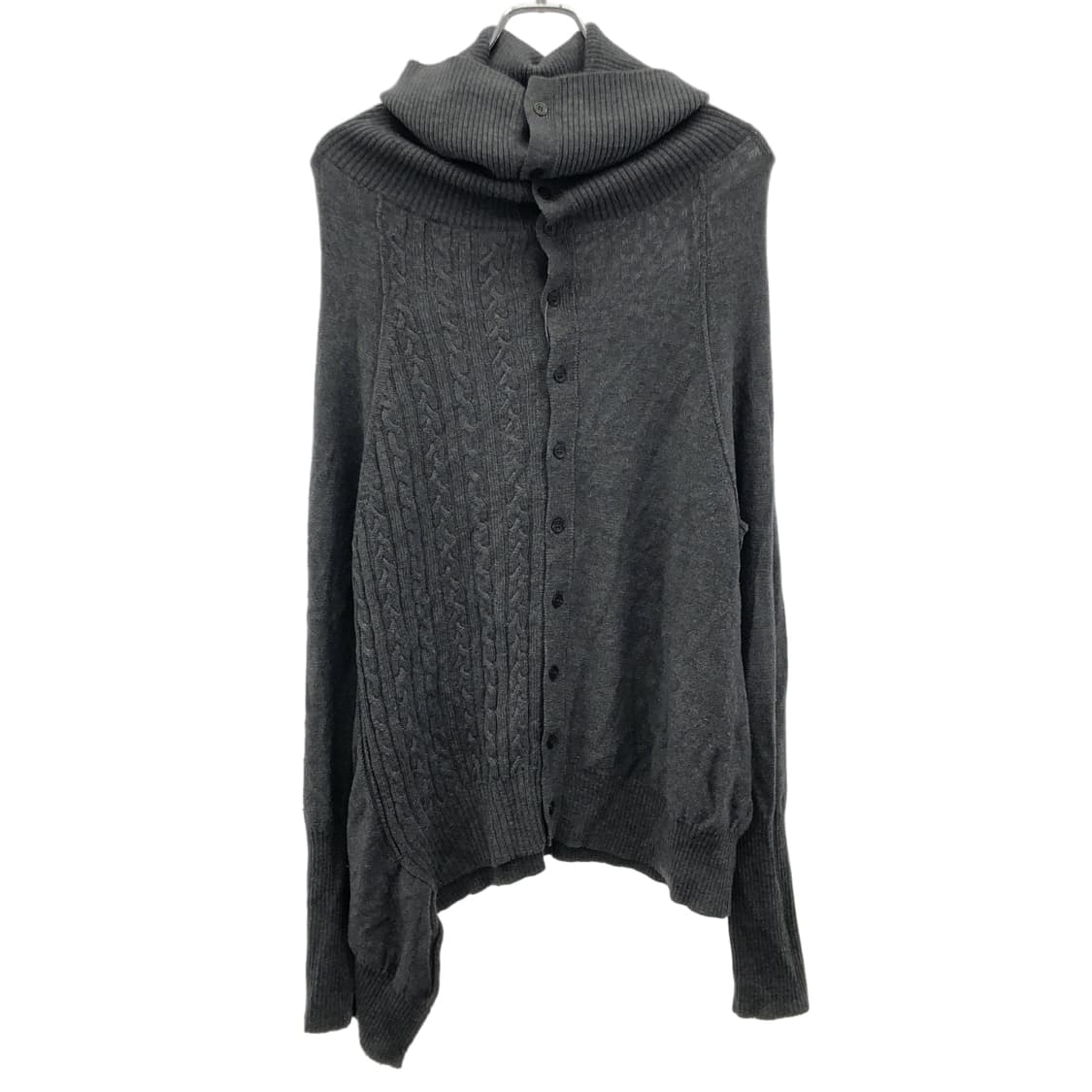 요지 야마모토 와이즈 비대칭 울 가디건 레이디스 상품이미지1