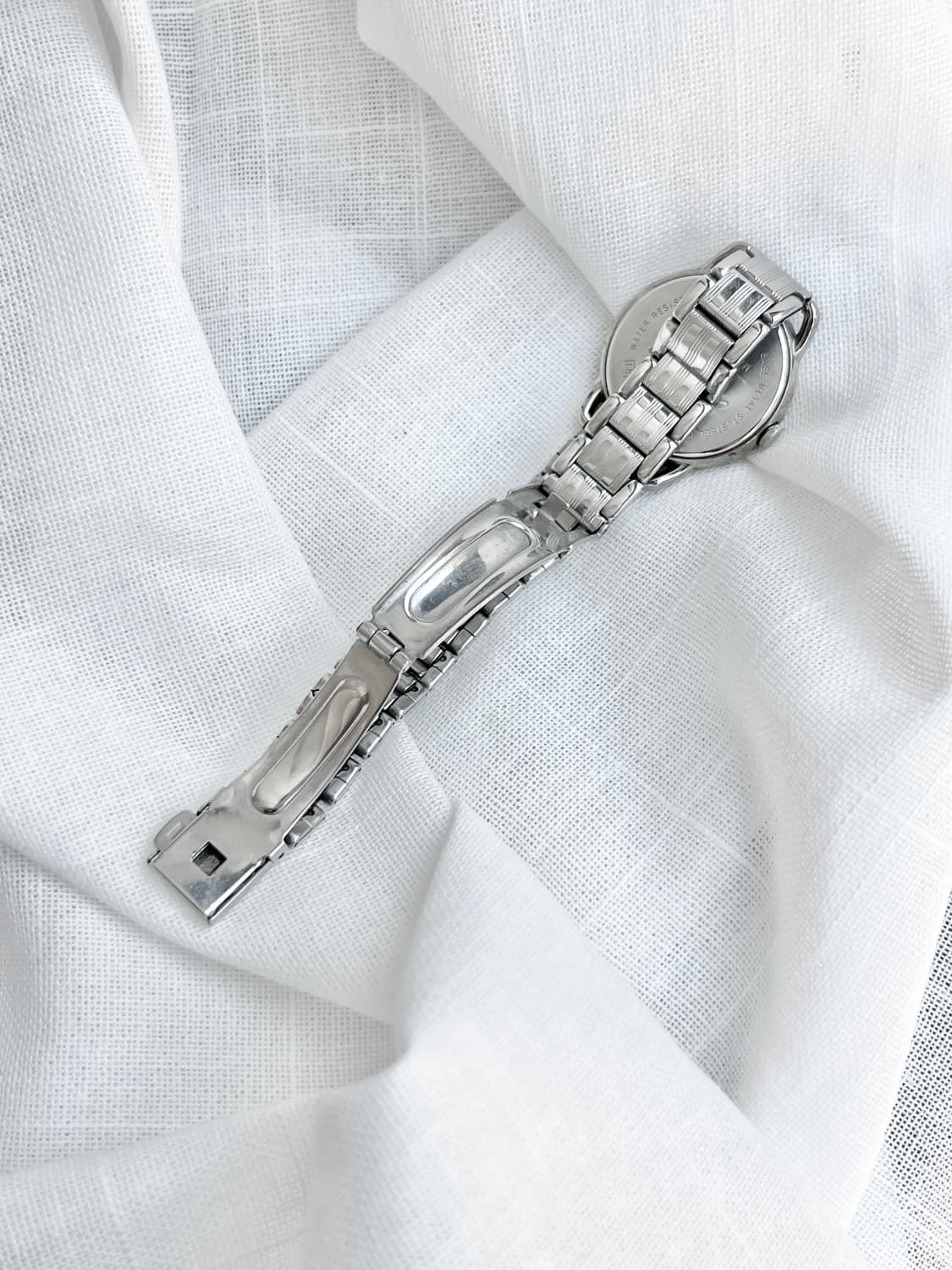 90s Agnes b. 아네스베 로고 시침 손목시계 상품이미지10