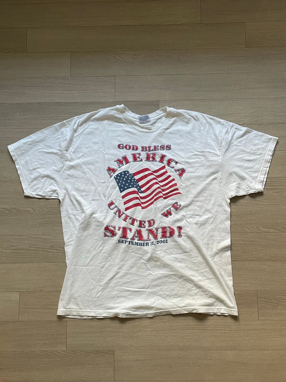 00s GOD BLESS AMERICA 빈티지 티셔츠 상품이미지3