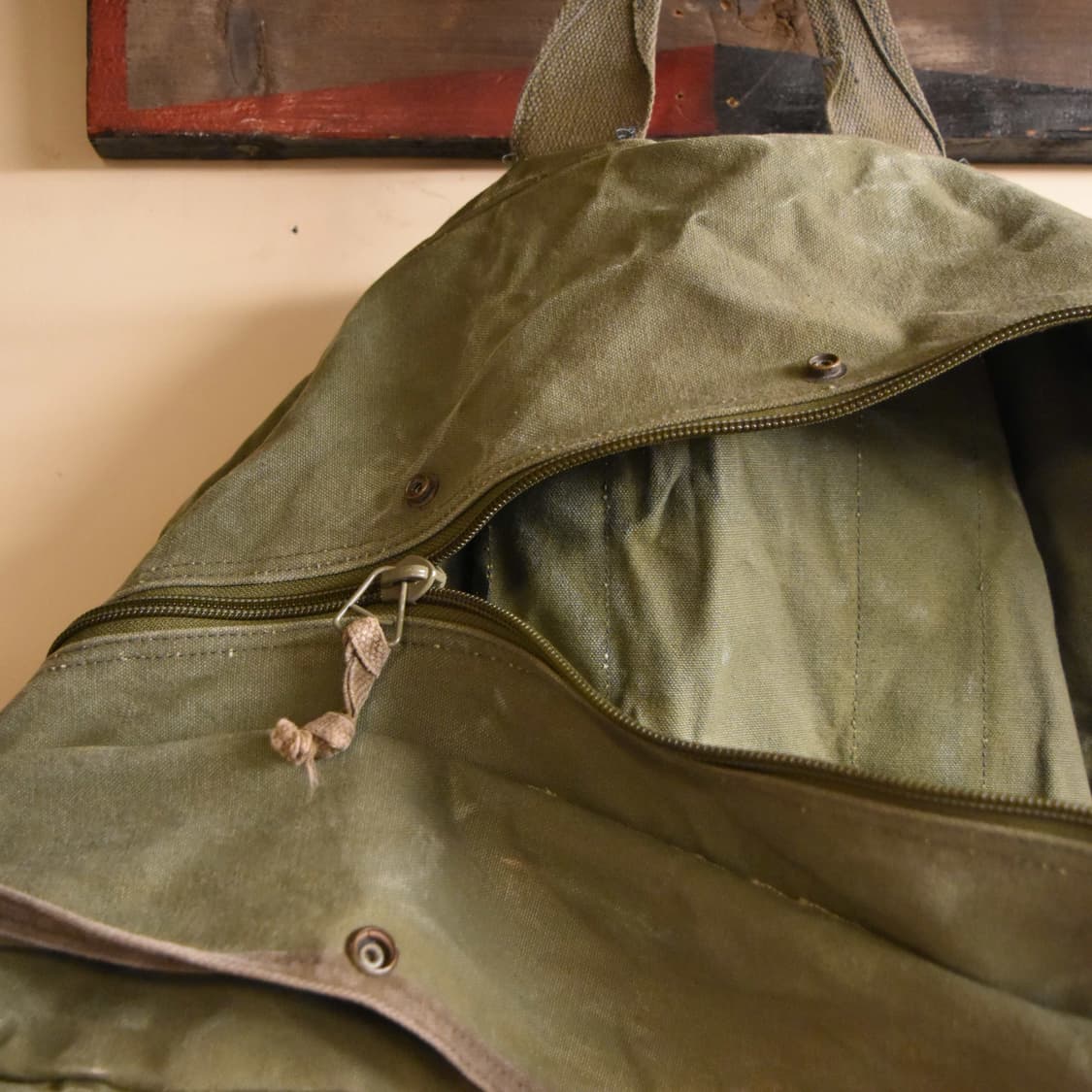 미군 오리지널 조종사 캔버스 키트백 S139 상품이미지6