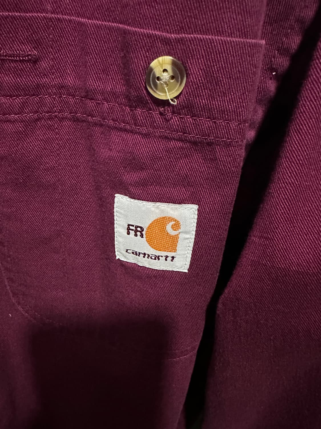 칼하트 남방 버건디 상품이미지4