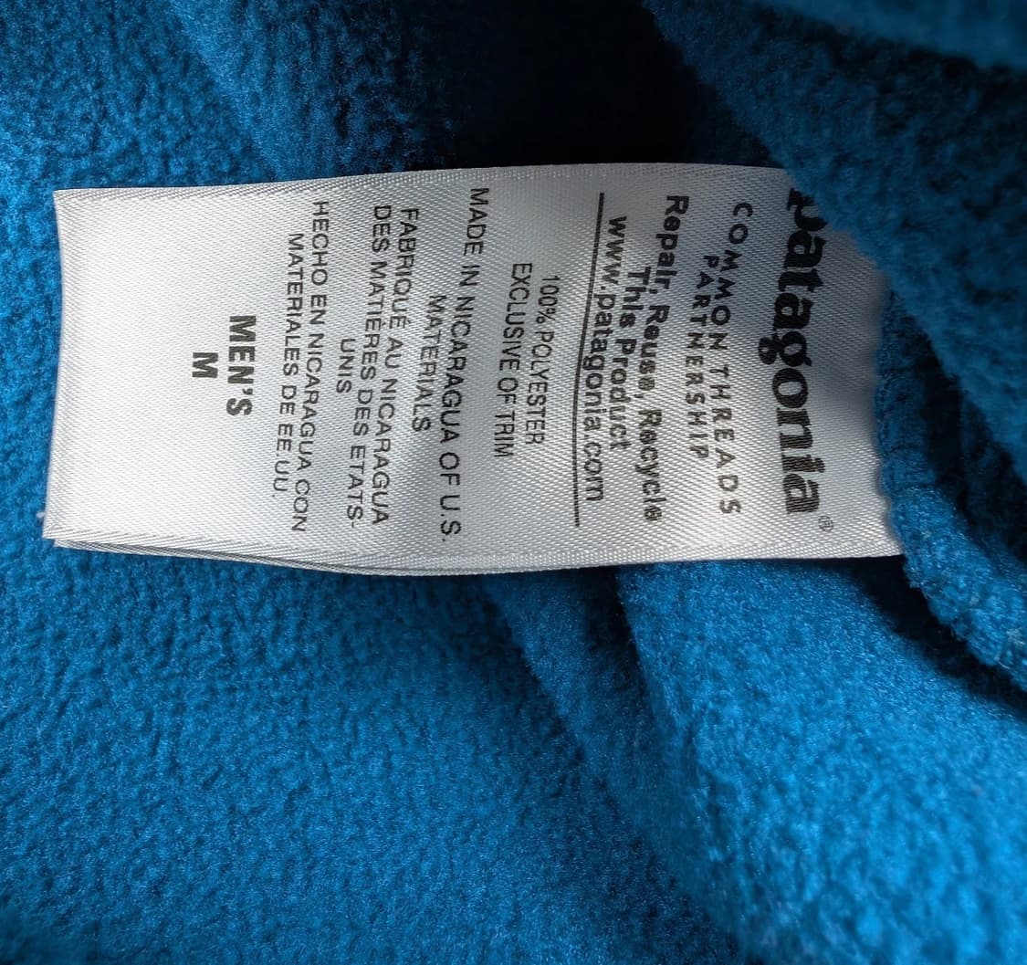 10s 파타고니아 신칠라 스냅-T 블루/옐로우 상품이미지4