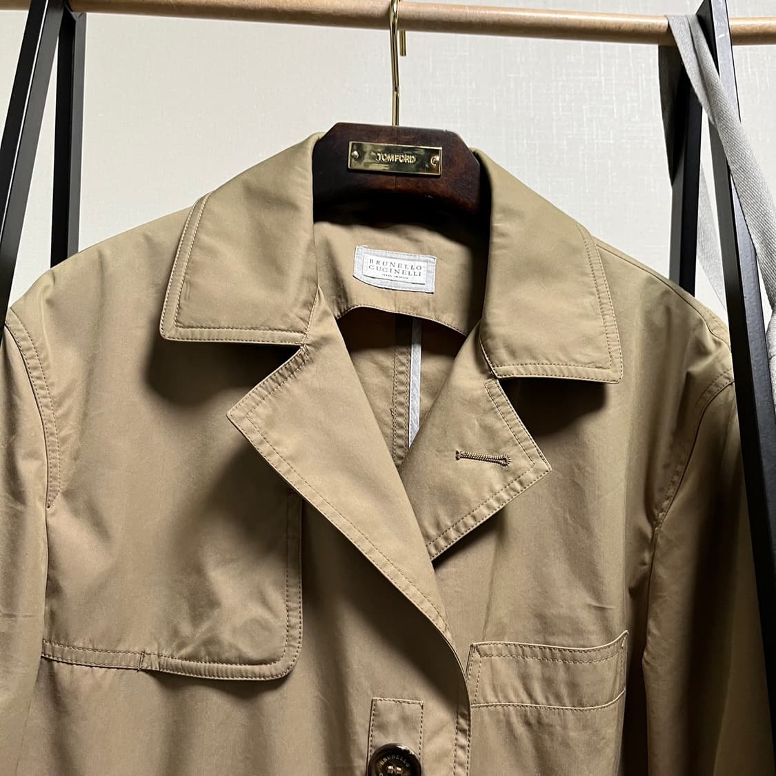 정품 M) 브루넬로 쿠치넬리 트렌치 코트 95~100 상품이미지4